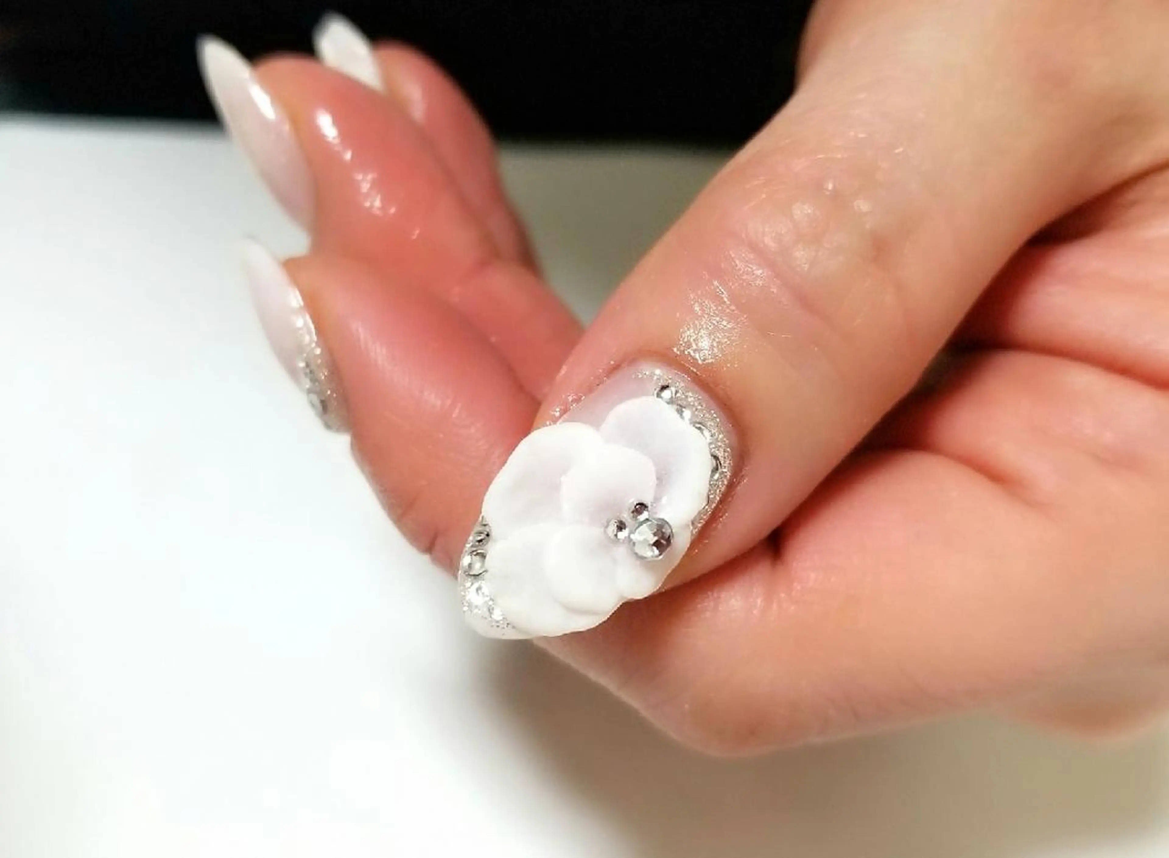 ネイル フラワーネイル グラデーション Lien nail リアン　ネイルのネイルデザイン