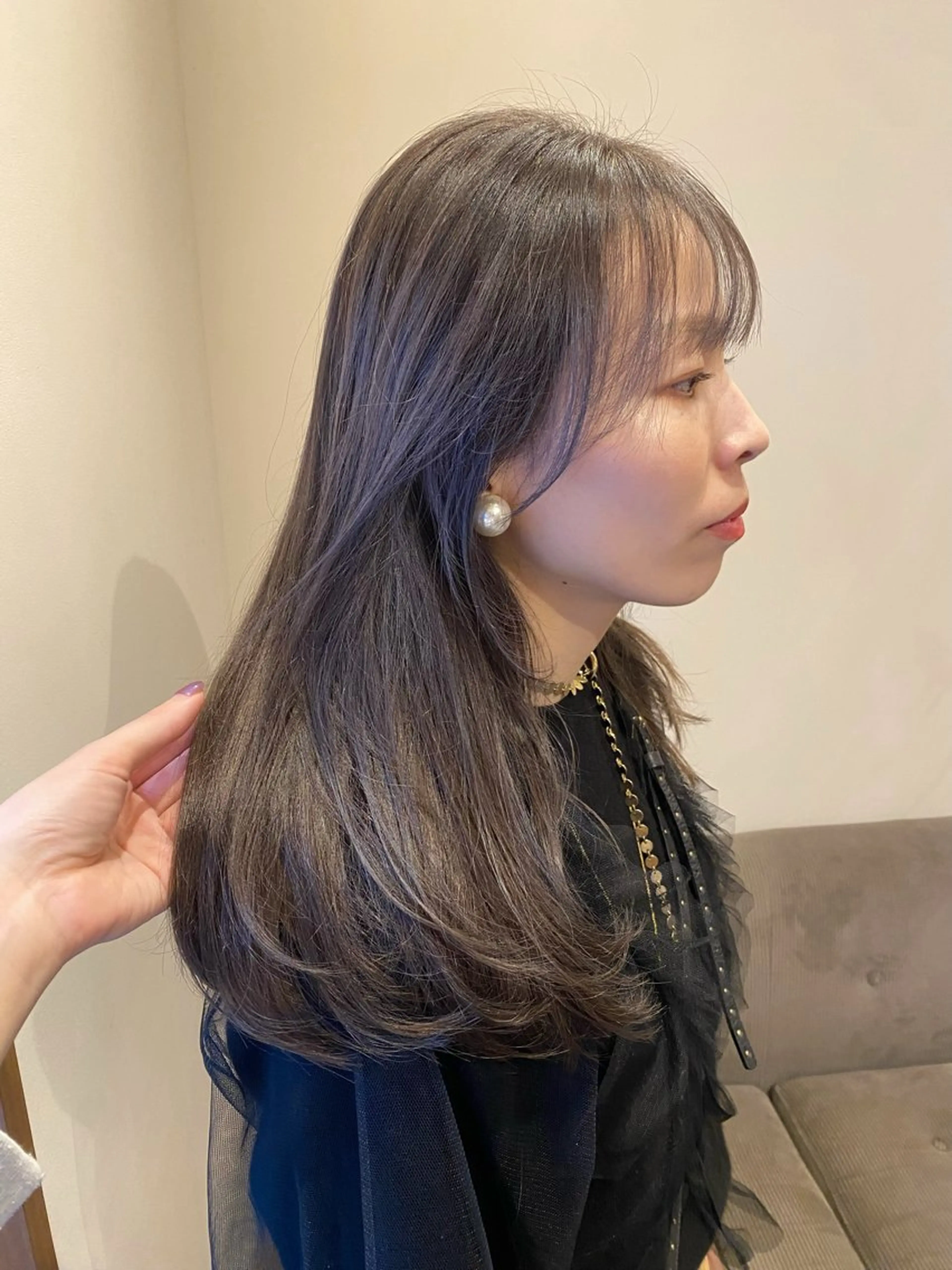 ロング カラー カット ヘアカラー トリートメント ENIF ヤマグチアツコのヘアスタイル