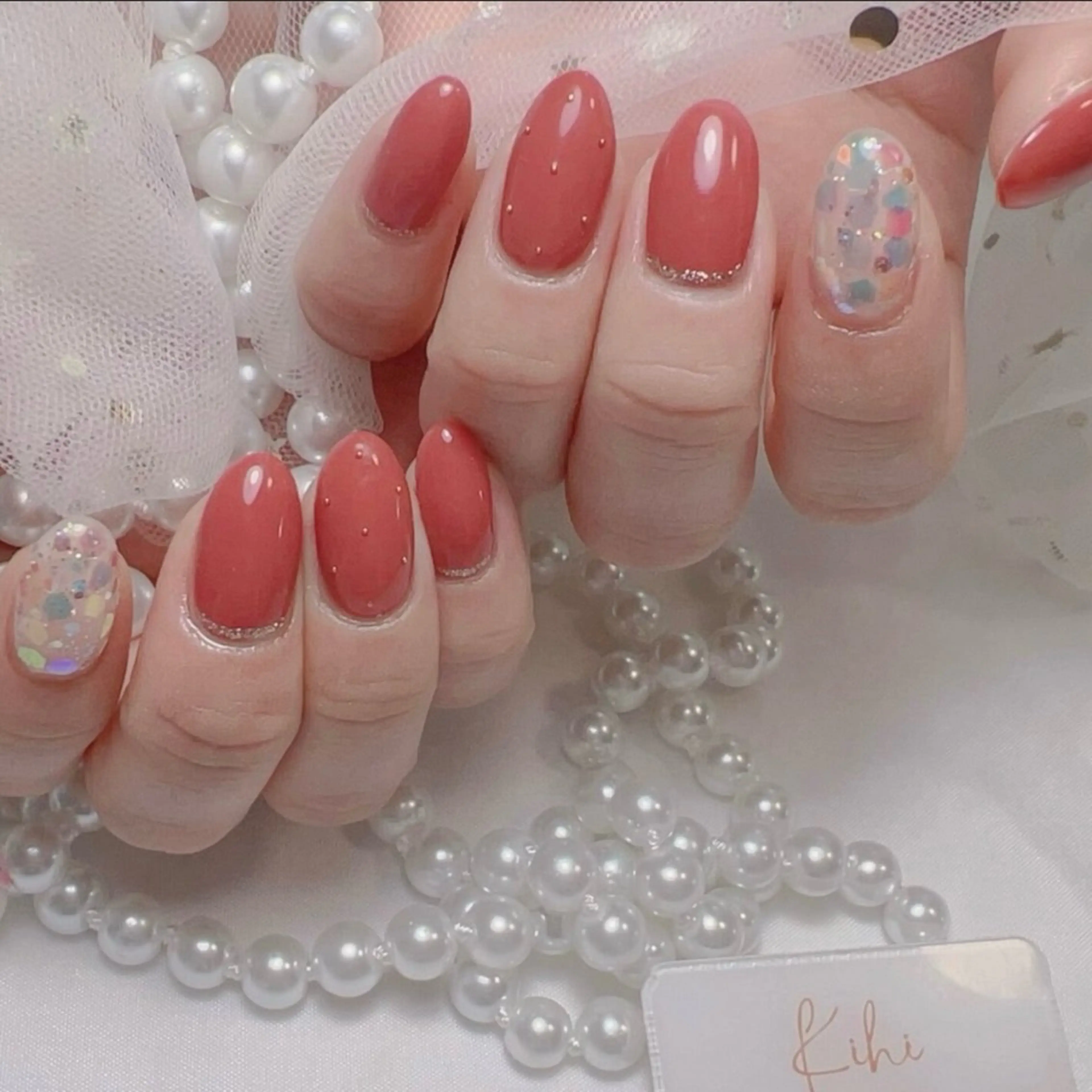 ネイル アートネイル フレンチネイル ジェルネイル グラデーション 韓国ネイル ハンドネイル ハンドケア さくら💮💮 【オフ無料】のネイルデザイン