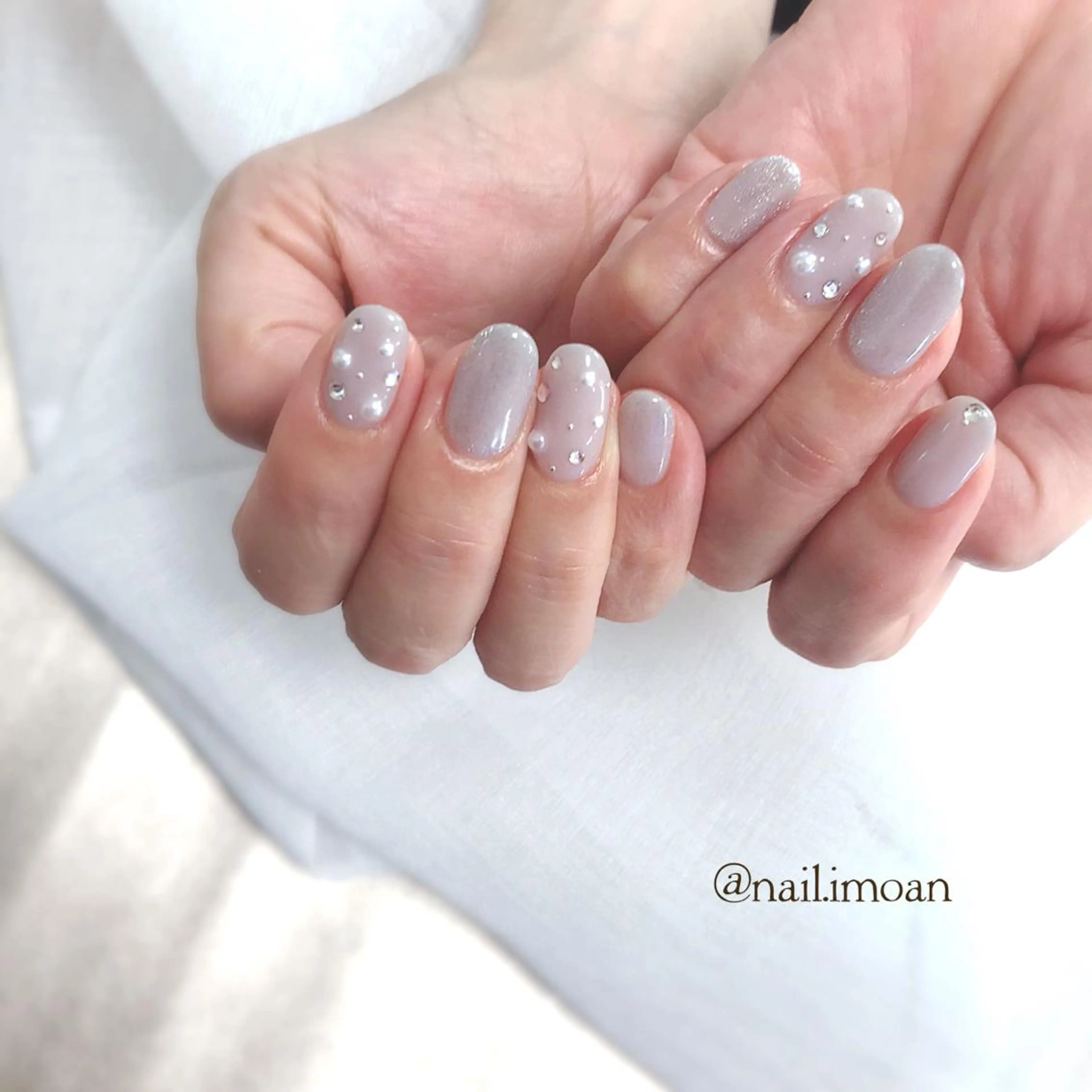 ネイル フットネイル ジェルネイル ニュアンスネイル シンプルネイル ストーンネイル NAILST Naomiのネイルデザイン