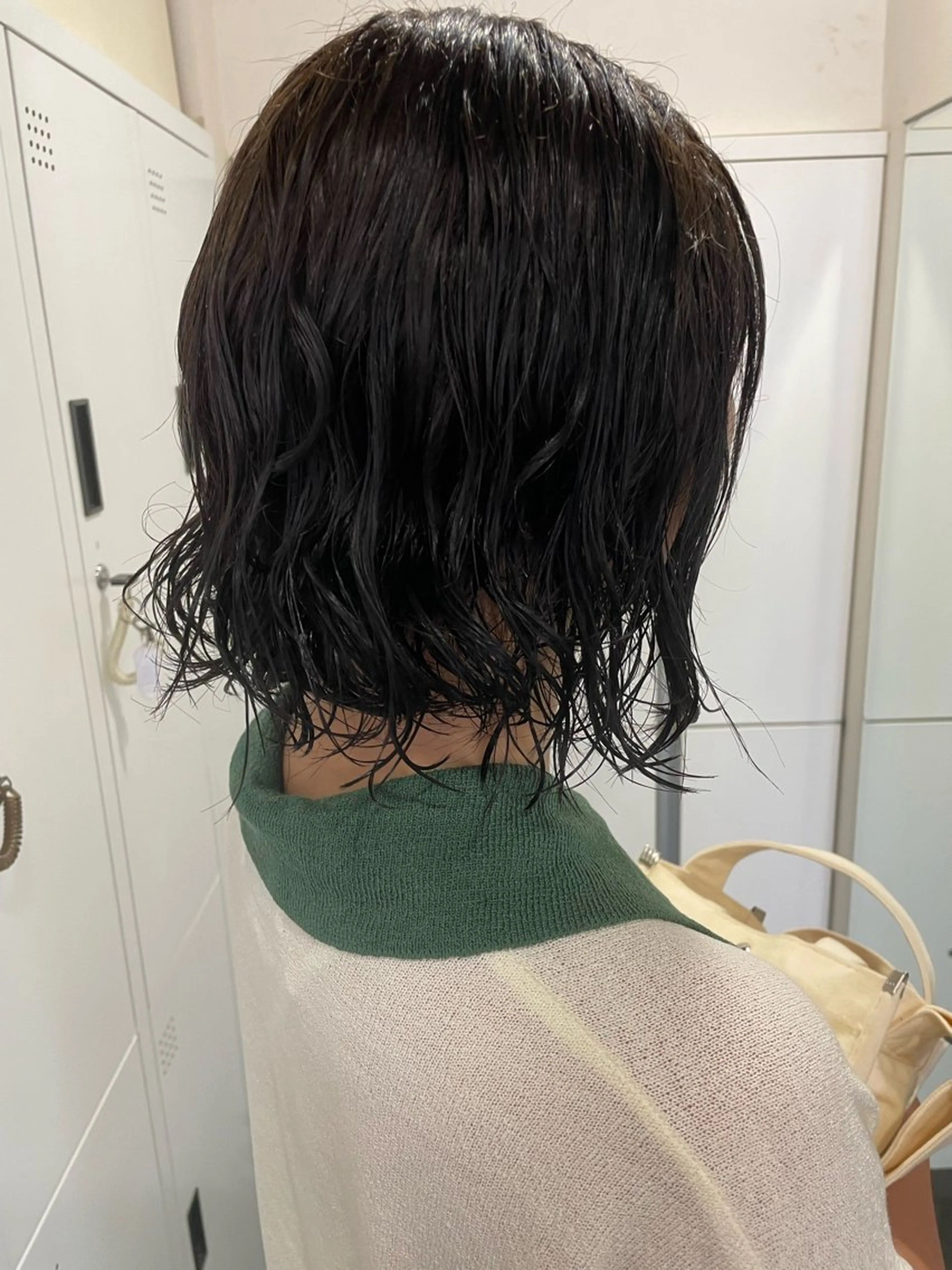 ミディアム パーマ カット パーマ ボブ/透明感 カラー /風花のヘアスタイル