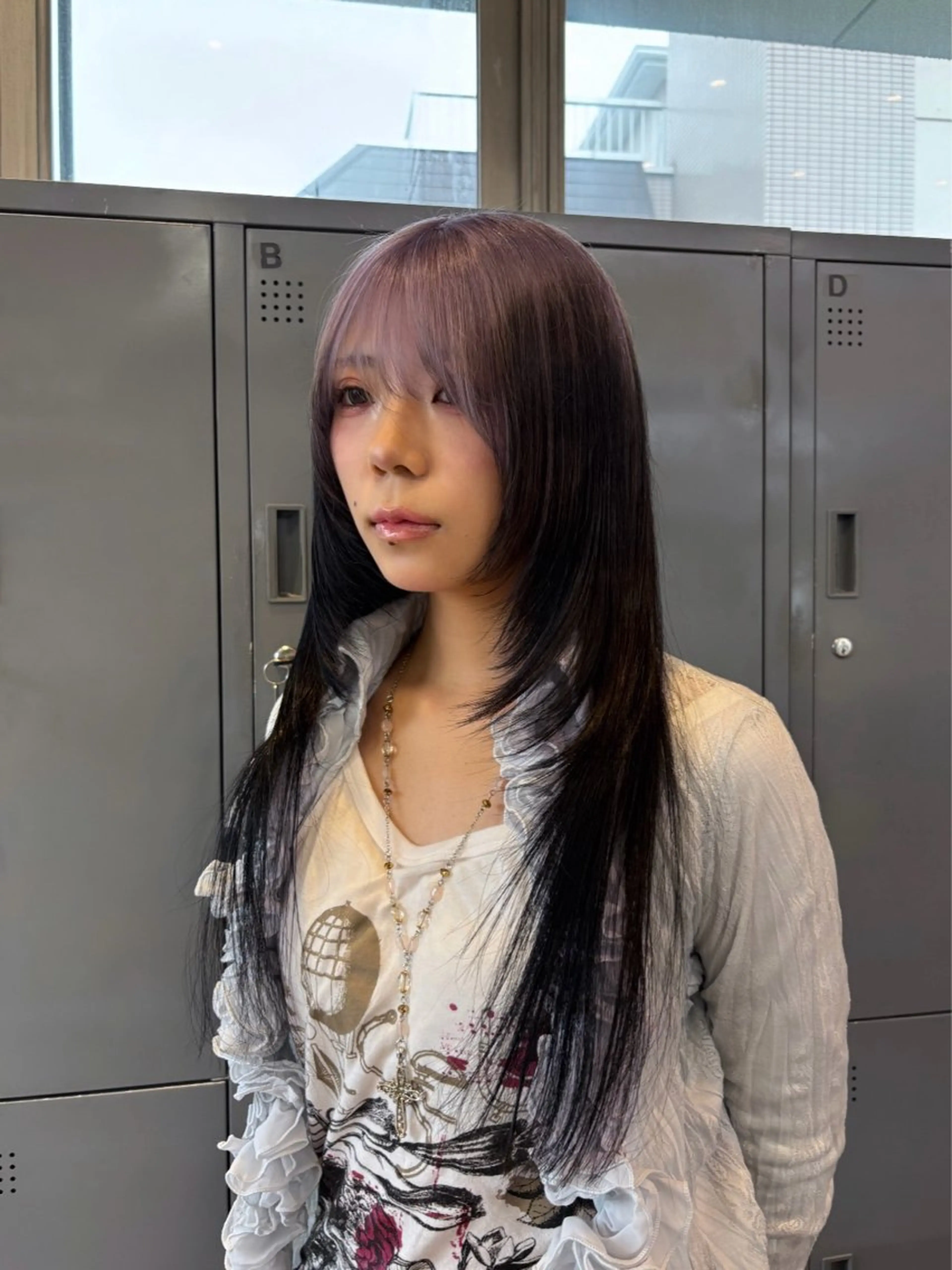 ロング ヘアカラー トリートメント ☘️かわいいハイトー ン☘️nonokaのヘアスタイル