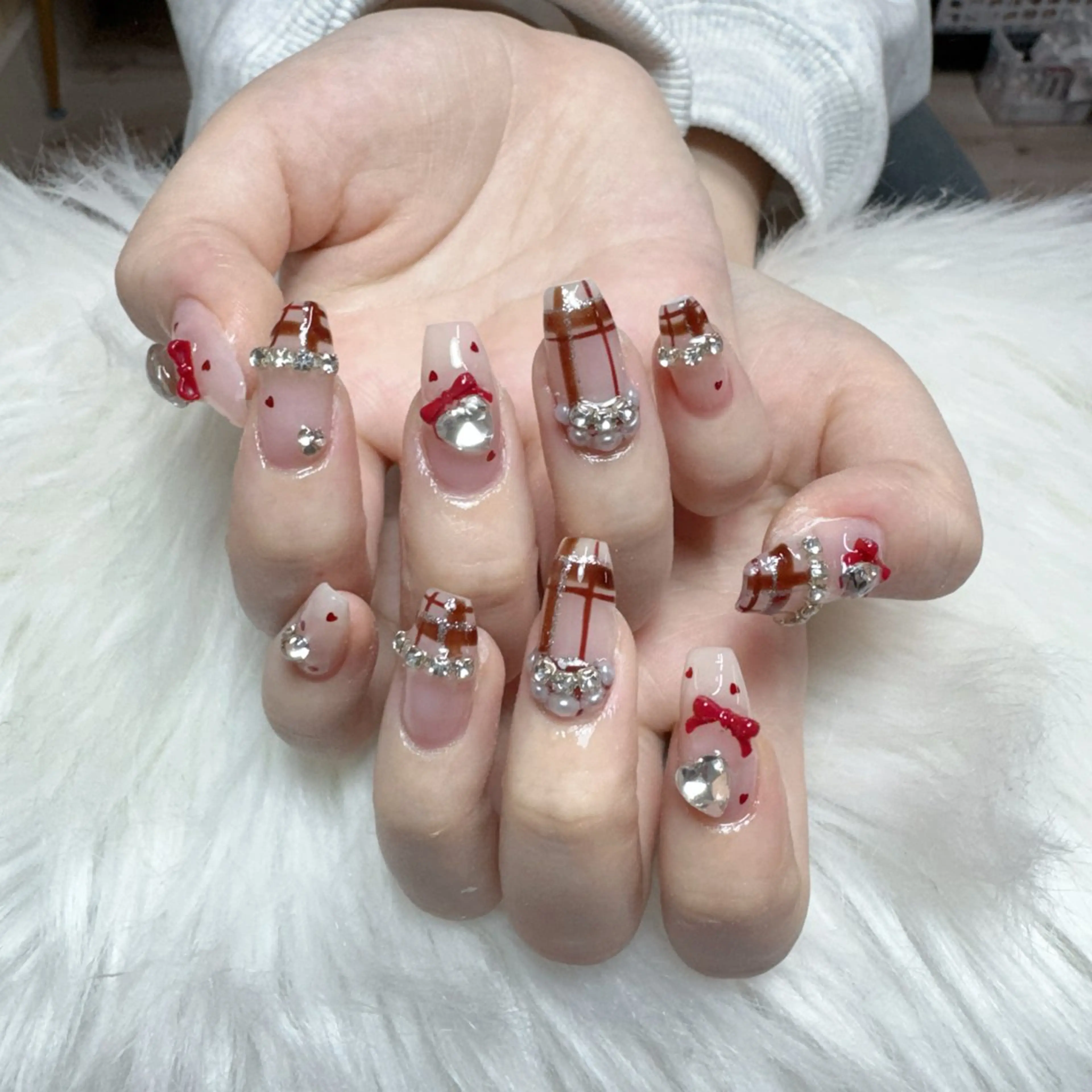 ネイル ハンドネイル 🎀nana🫧 ワンホンネイル🎀のネイルデザイン