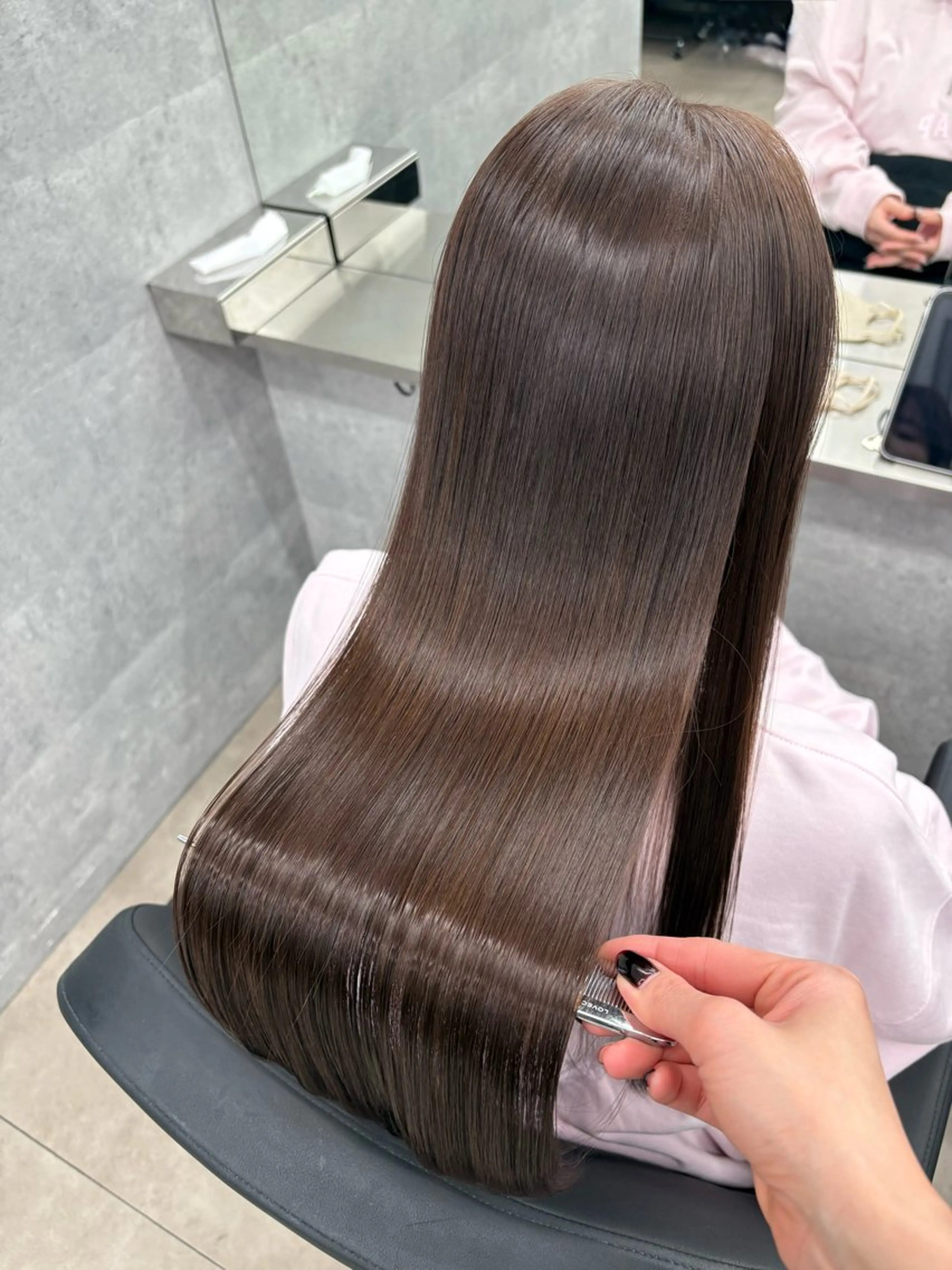 ロング カラー 髪質改善/韓国 レイヤー/店長/原島のヘアスタイル