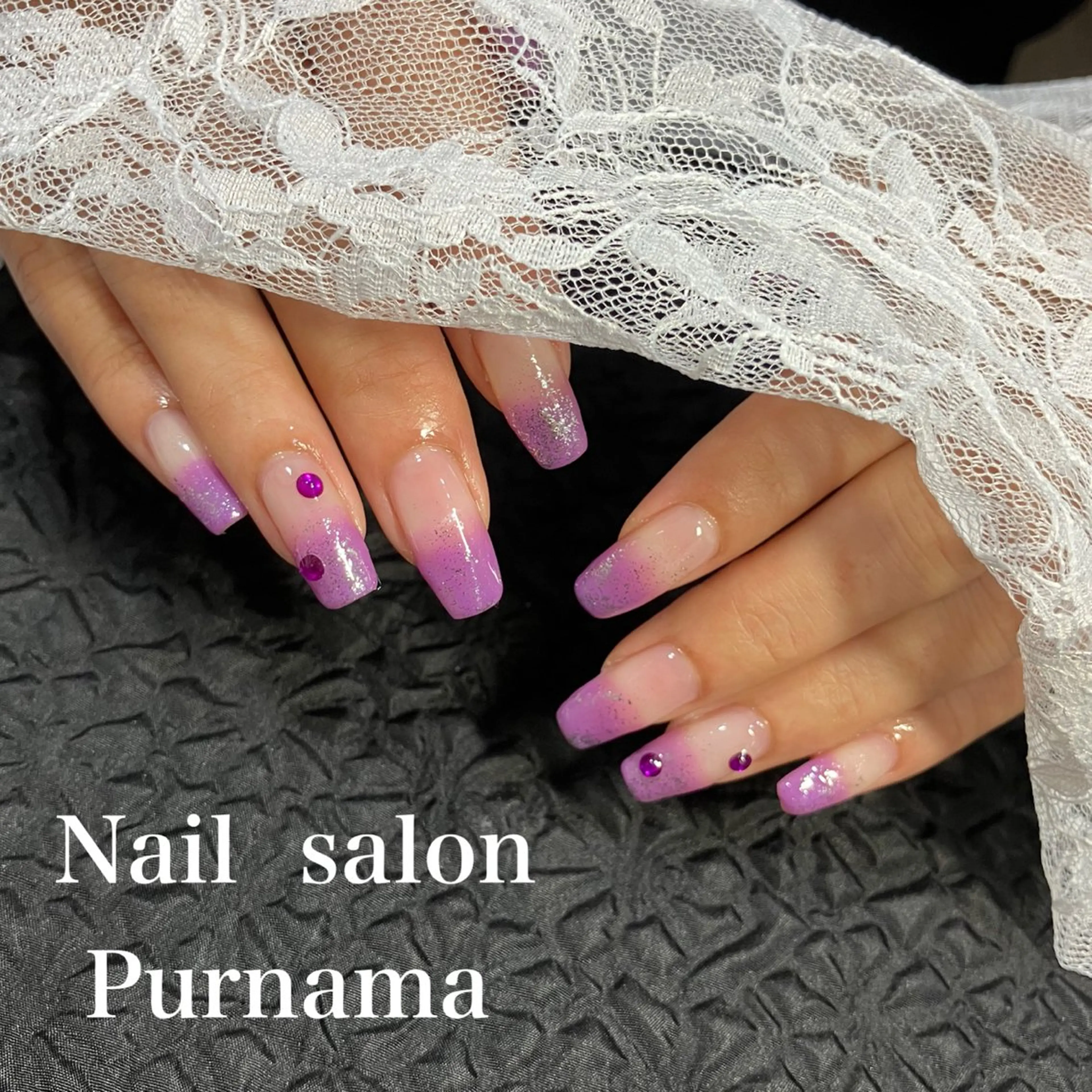 ネイル ハンドネイル Purnama(ﾌﾟﾙﾅﾓ)所属・Purnama あきのネイルデザイン