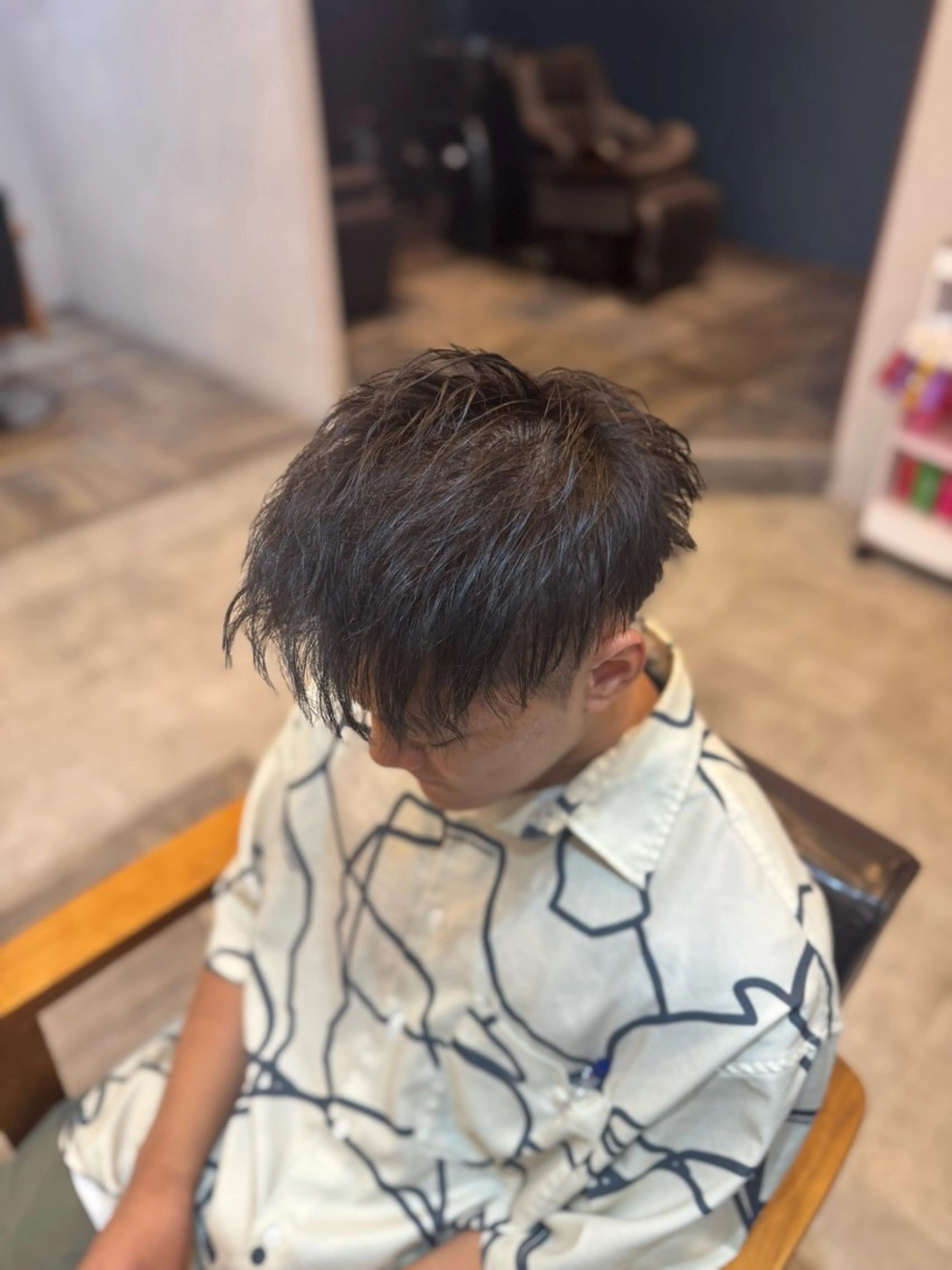 ミディアム メンズ カット 🍀 鎌田 和希のヘアスタイル