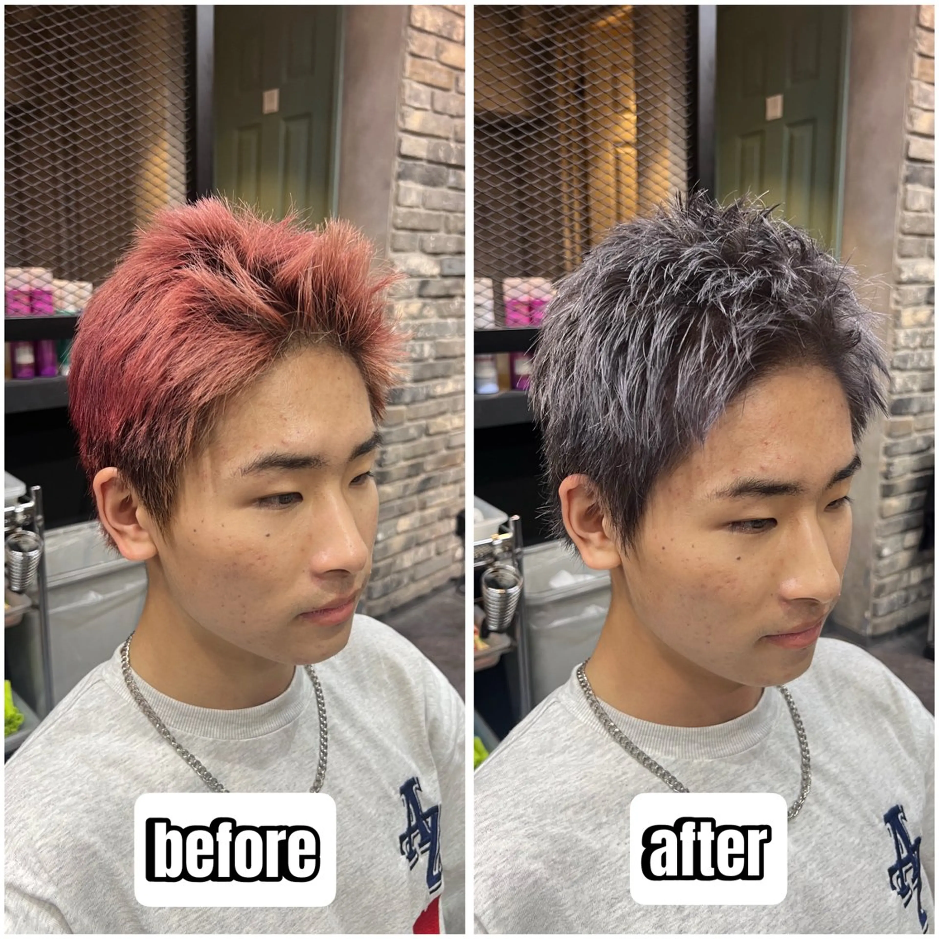 ショート カラー DIECE渋谷2n'd flor所属・DIECE渋谷 渡邉 凜【メンズ特化】のヘアスタイル