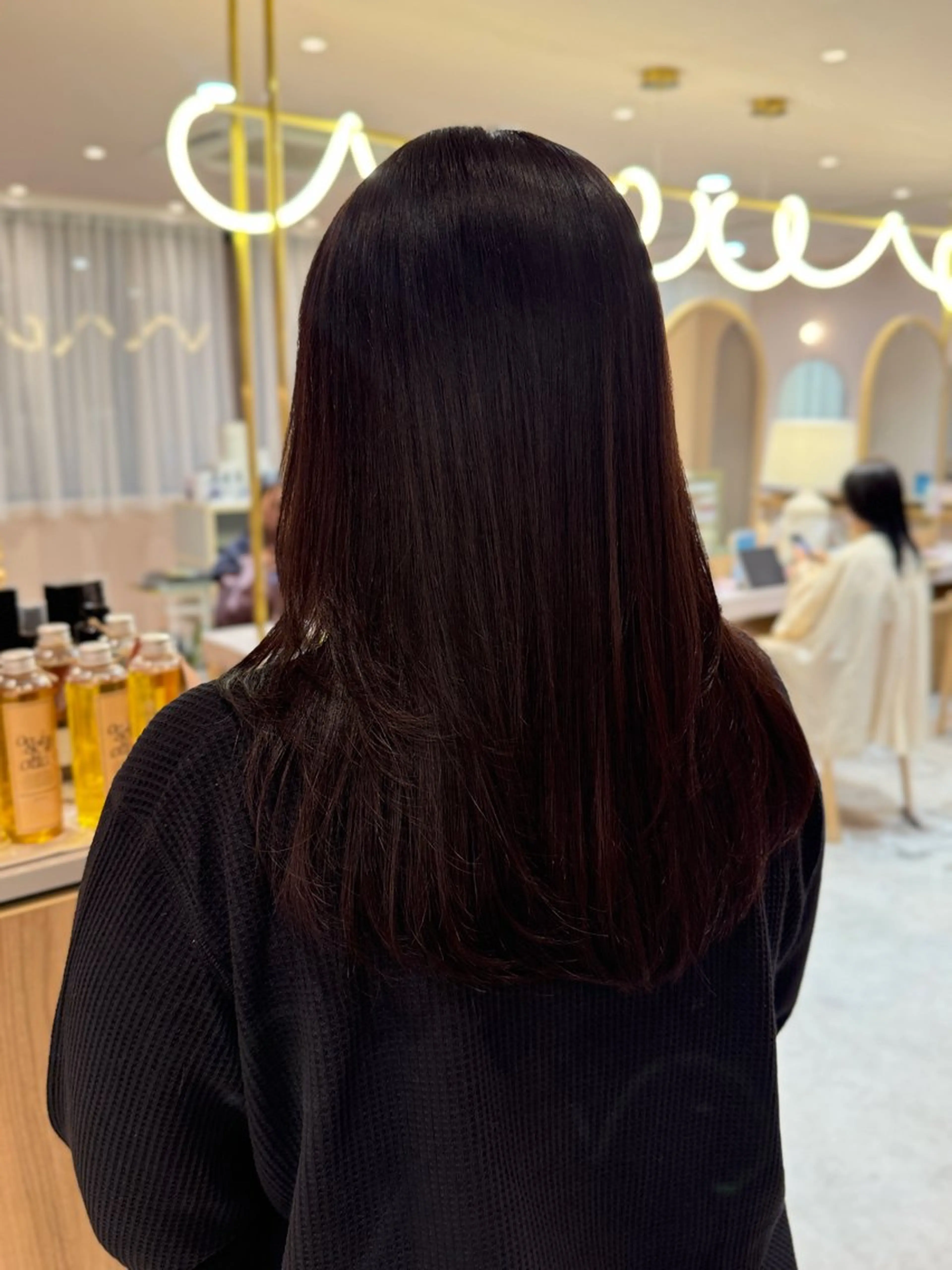 セミロング ヘアカラー merc.☘️平岩 那月のヘアスタイル