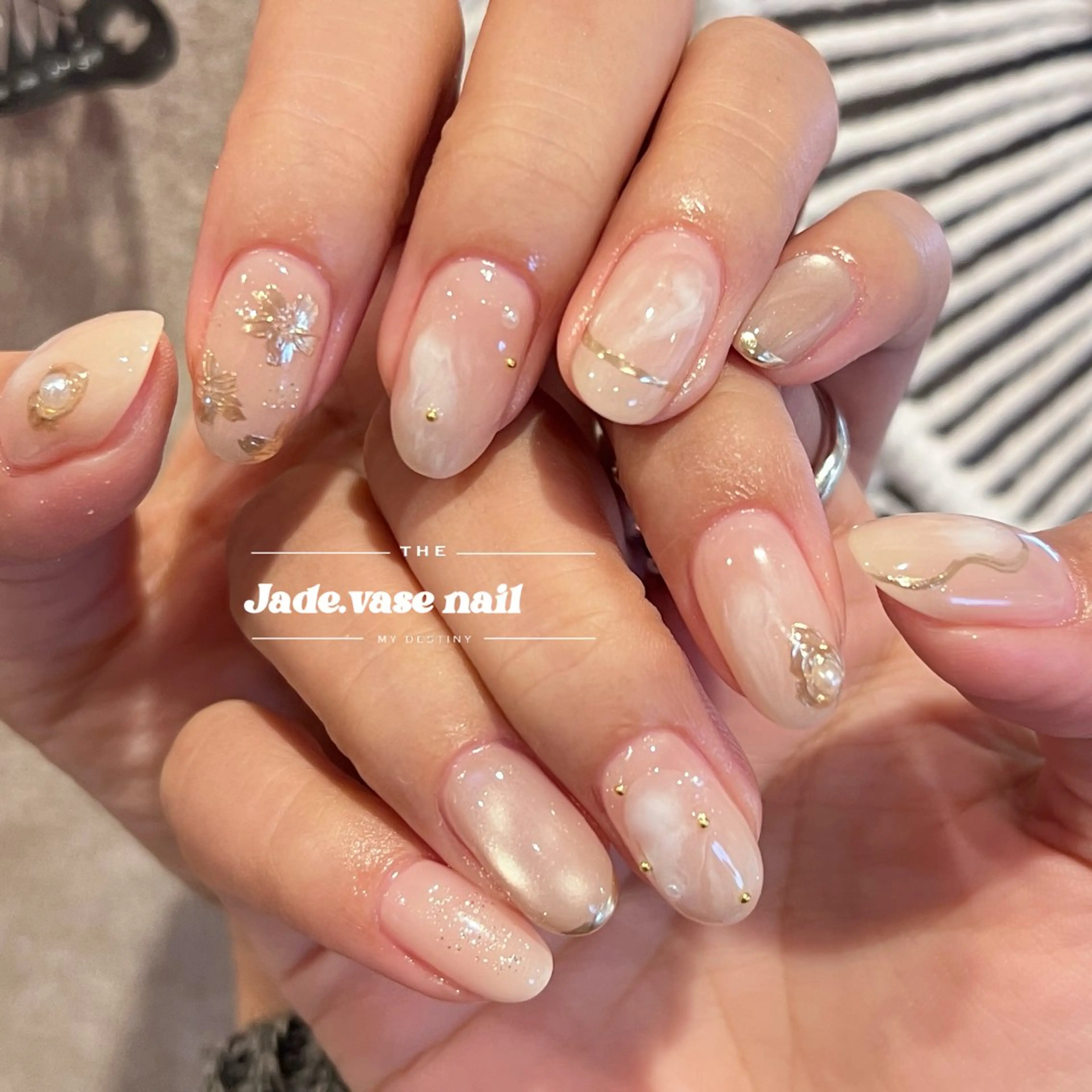ネイル ハンドネイル ハンドケア ✰Jade.vase 銀座一丁目・東銀座のネイルデザイン