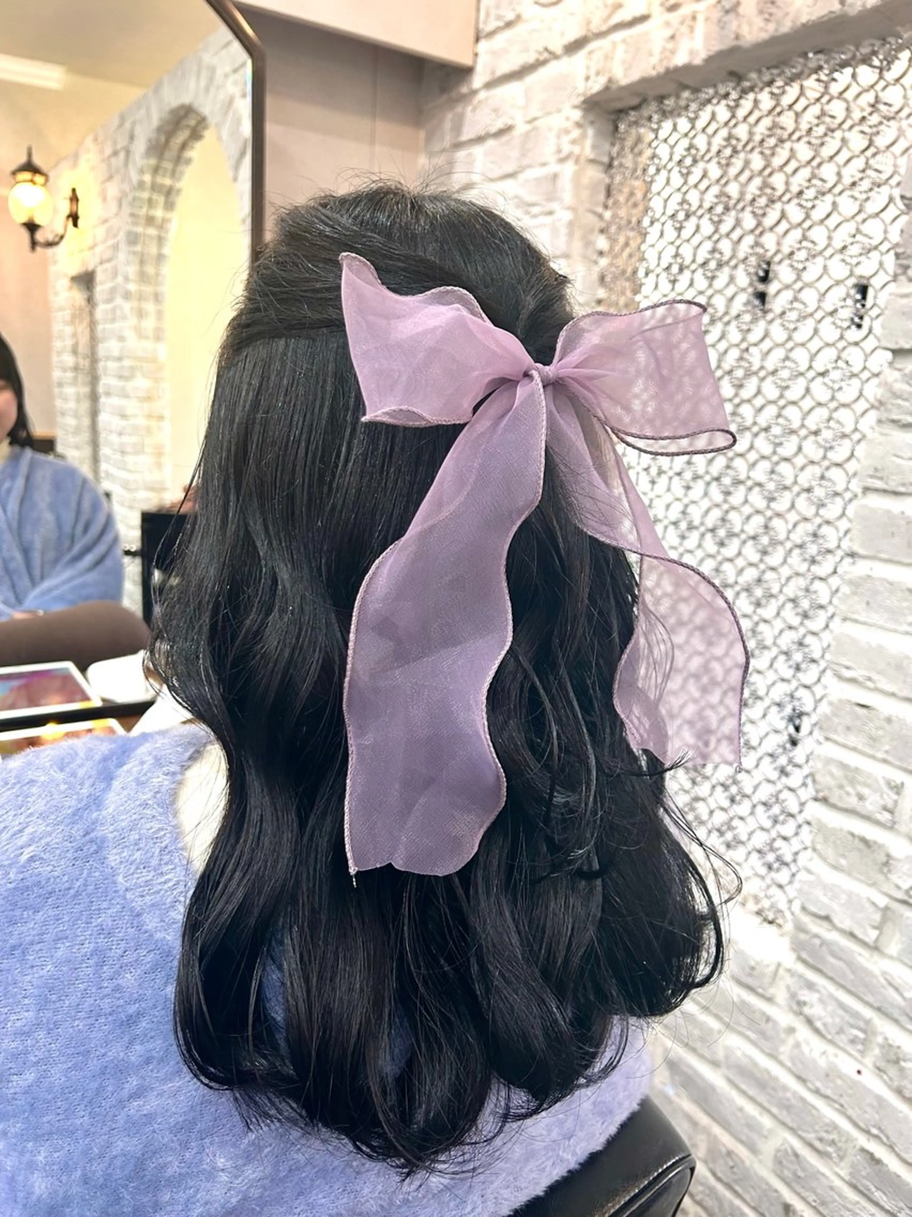 ロング カラー ヘアアレンジ カット ヘアカラー トリートメント 🦄🩵YUNA 🩵🦄のヘアスタイル