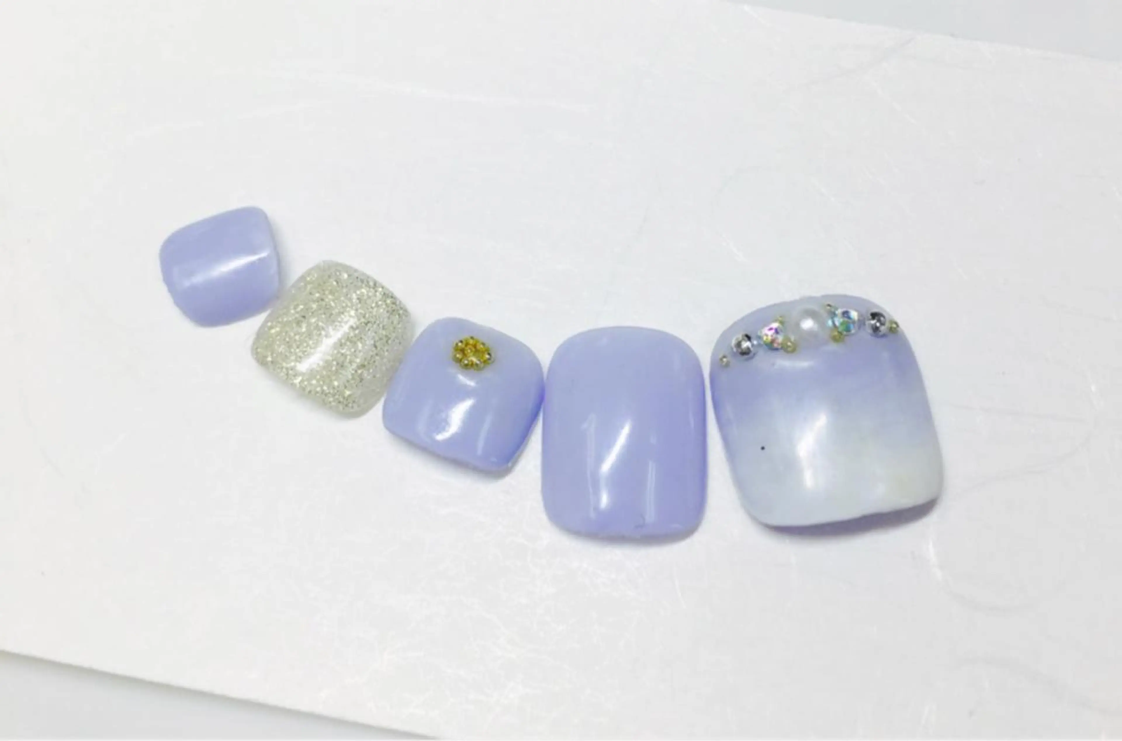 カラー パーマ ヘアアレンジ ネイル マツエク・マツパ アートネイル フットネイル nail salon＆school felice所属・フェリーチェ瑞江店 新山のネイルデザイン