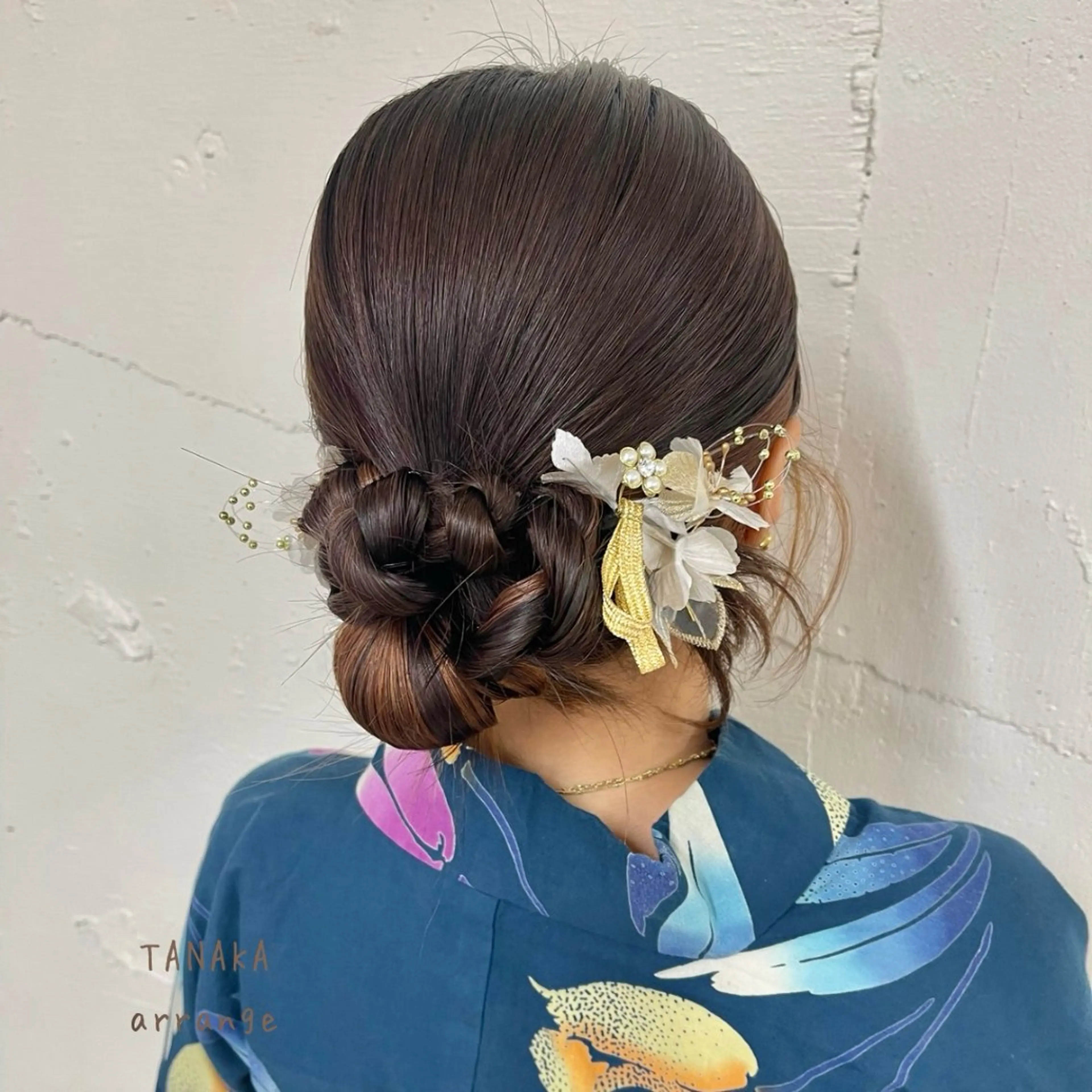 ヘアアレンジ 結婚式・ブライダル 卒業式のヘアスタイル 浴衣 着付け charm《銀座》 ヘアセット/縮毛矯正のヘアスタイル
