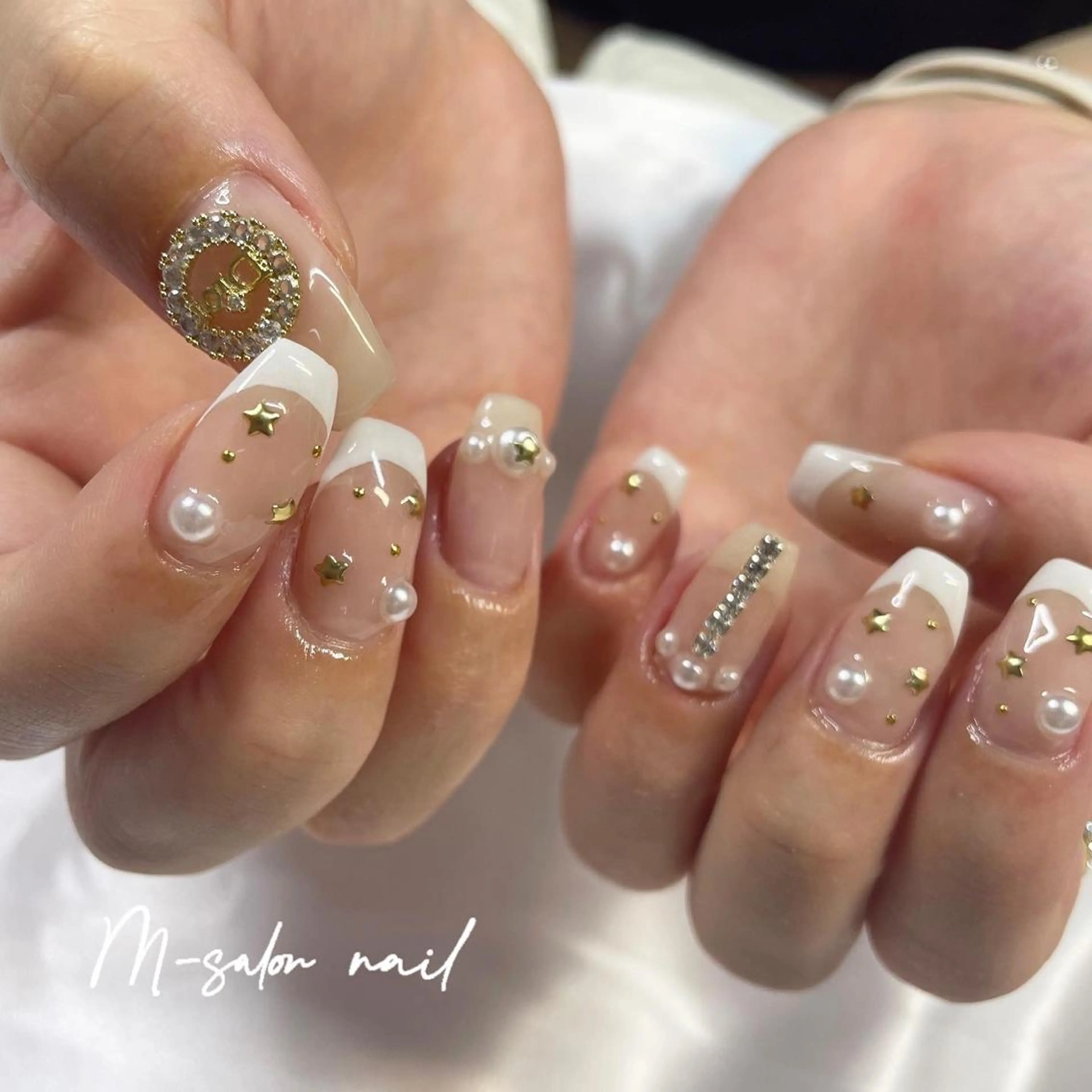 ネイル ハンドネイル 韓国/網紅/パーツ M-salonのネイルデザイン