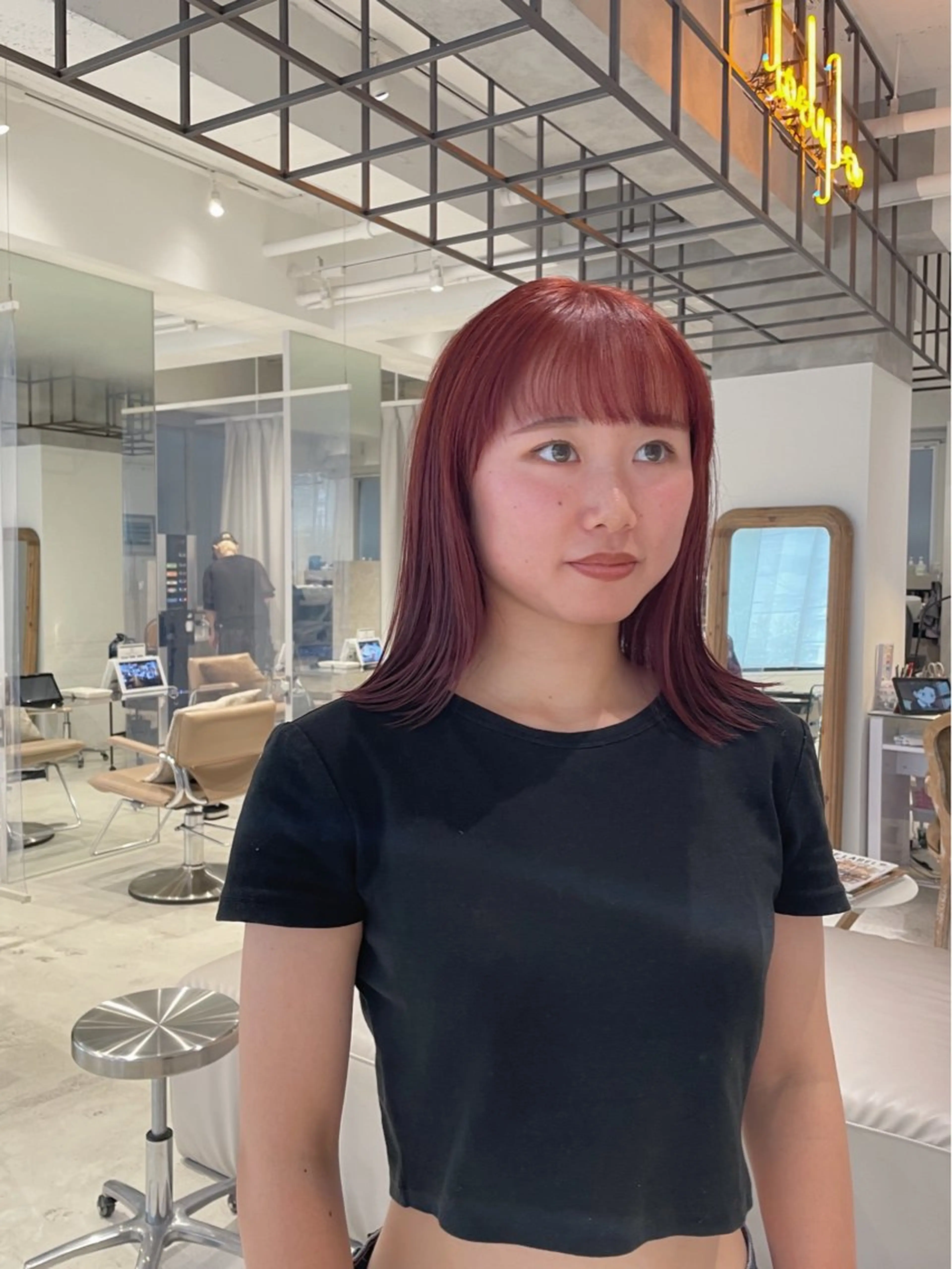 ミディアム カラー ヘアカラー ralme/sol 髙橋一哉のヘアスタイル