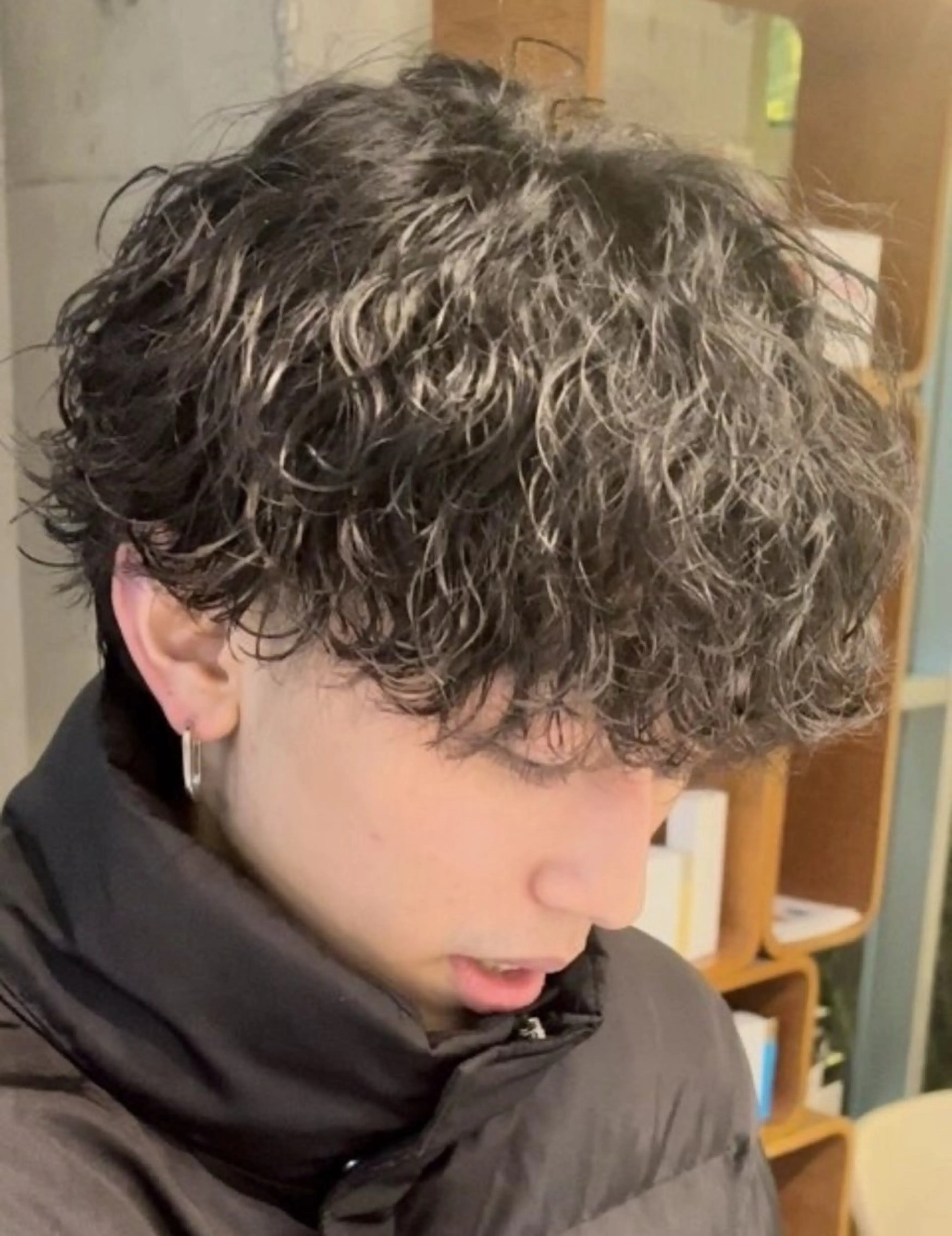 パーマ メンズ パーマ 🌀toa/波巻き✨ /メンズパーマ／栄のヘアスタイル