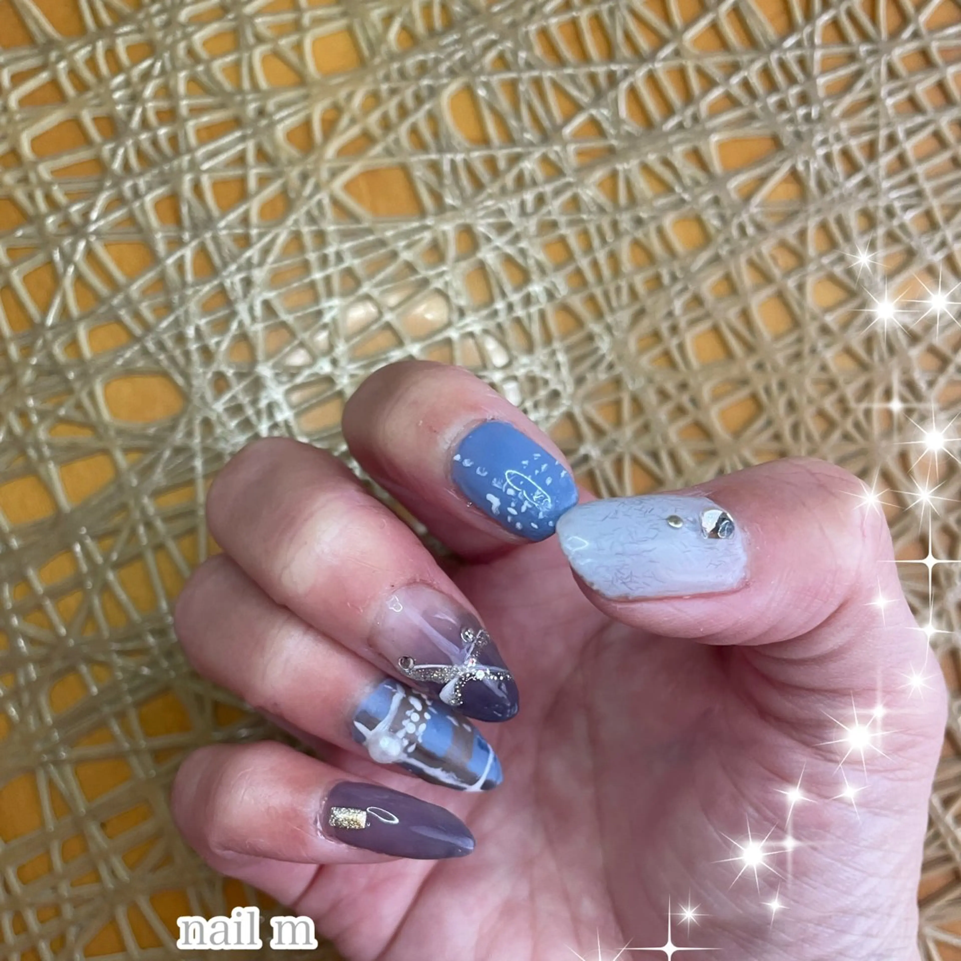 ネイル マットネイル 冬ネイル クリスマス NAIL★M 真紀のネイルデザイン