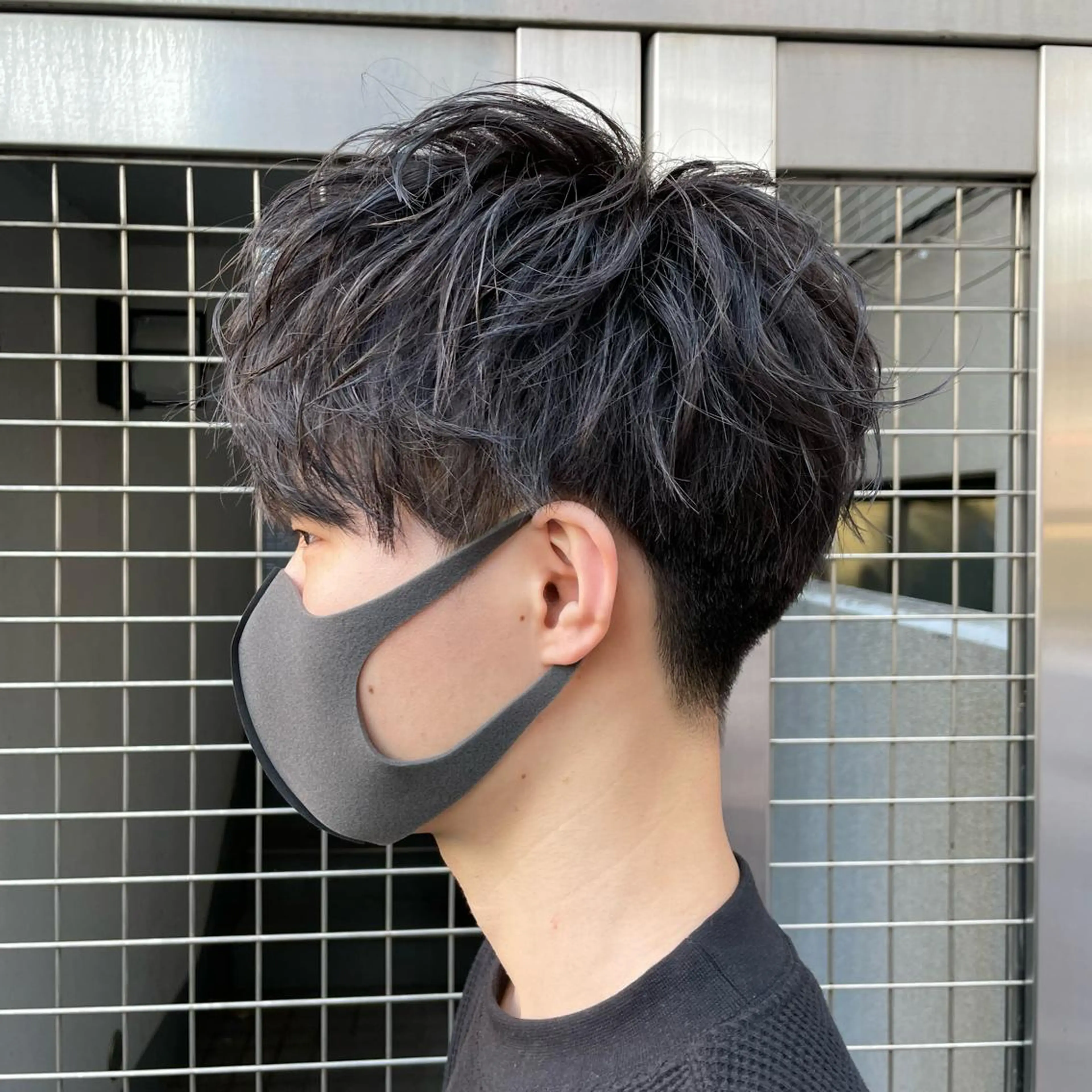 ショート カラー メンズ アイブロウ カット ヘアカラー ヘアセット 【メンズ縮毛矯正】 田中秀斗のヘアスタイル