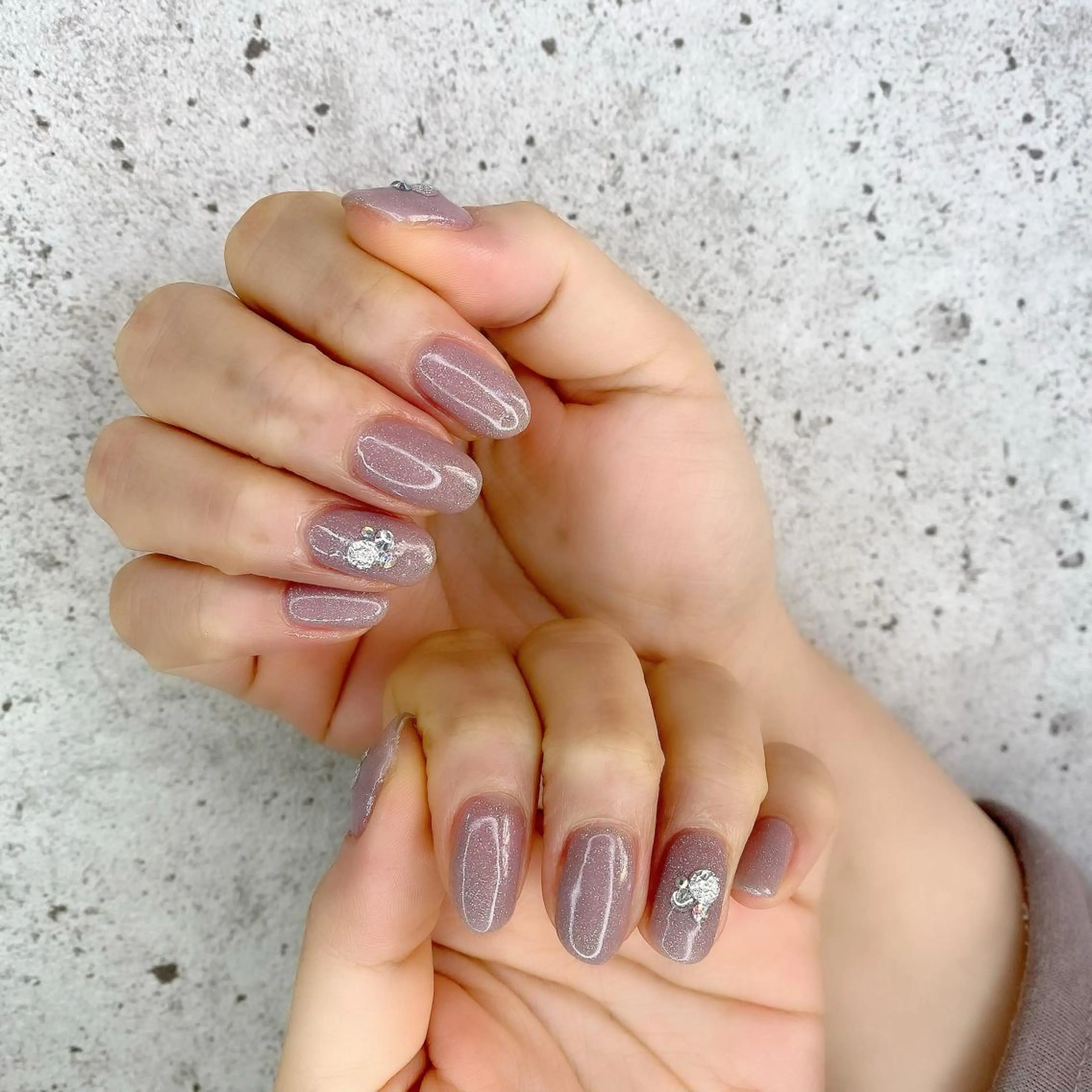 ミディアム カラー パーマ ヘアアレンジ メンズ キッズ ネイル マツエク・マツパ ハンドネイル Salon Ｋのネイルデザイン