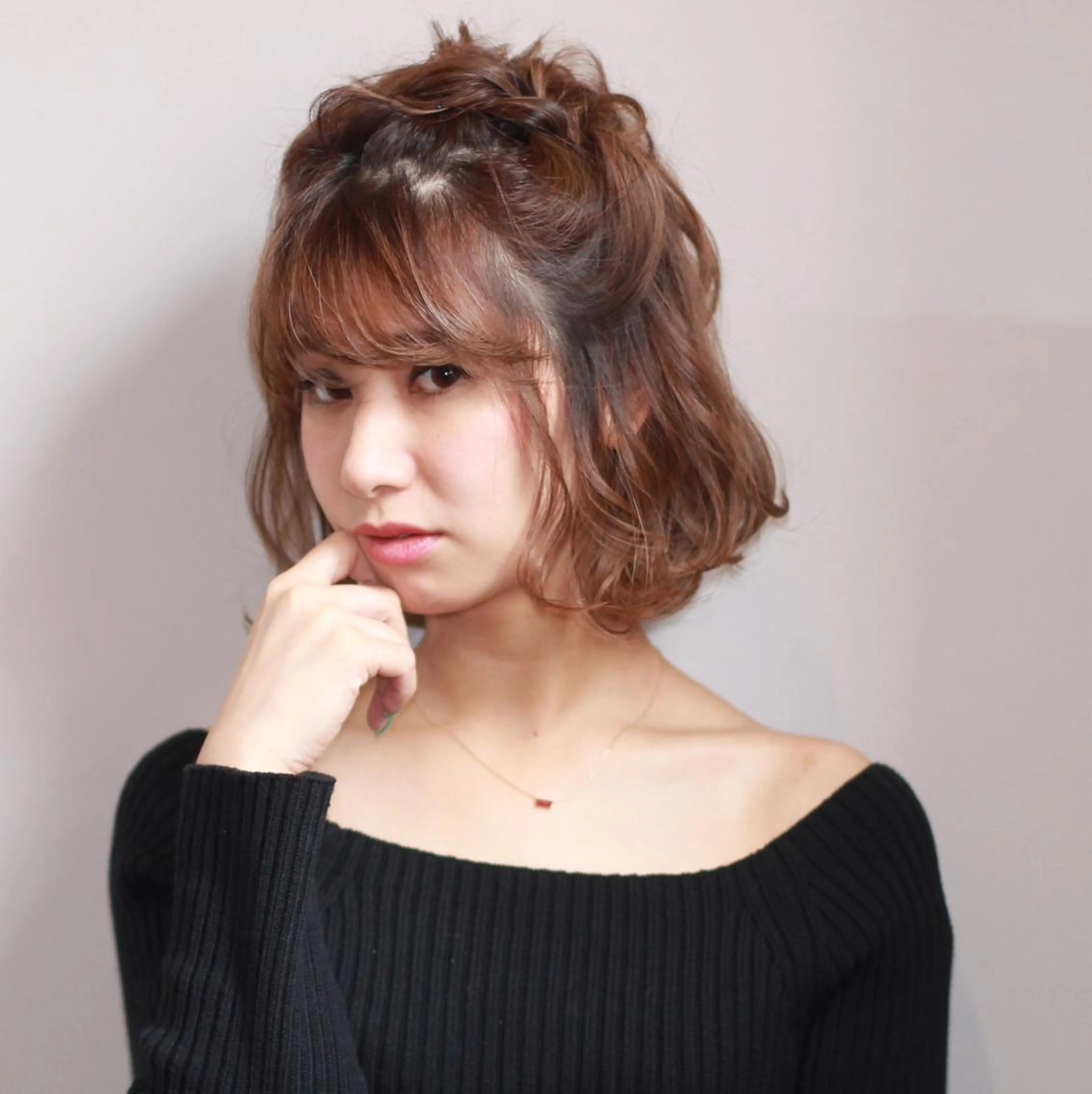 ショート カラー ヘアアレンジ 上川 美幸のヘアスタイル