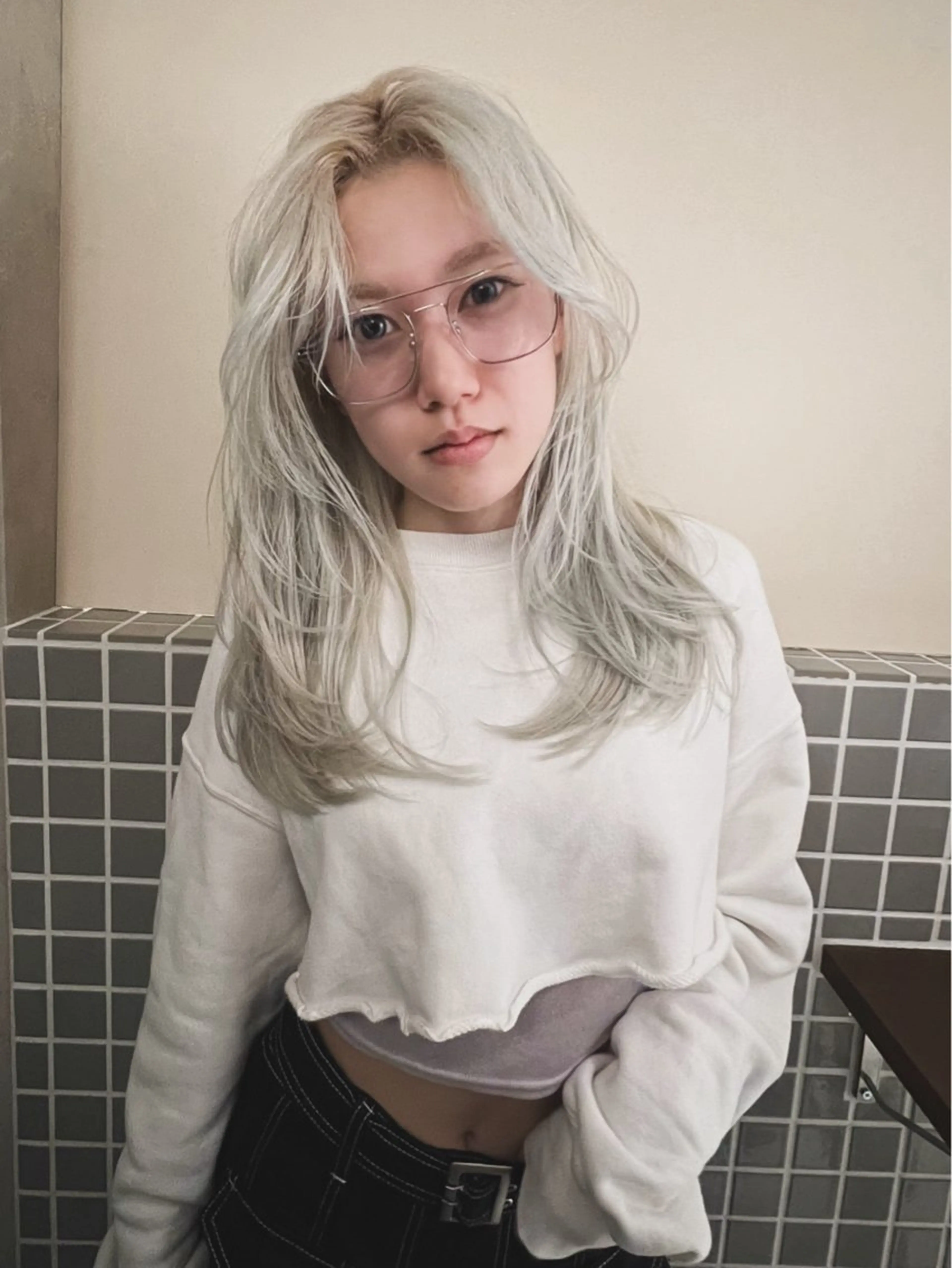 ロング ヘアカラー 滝澤 良紀のヘアスタイル