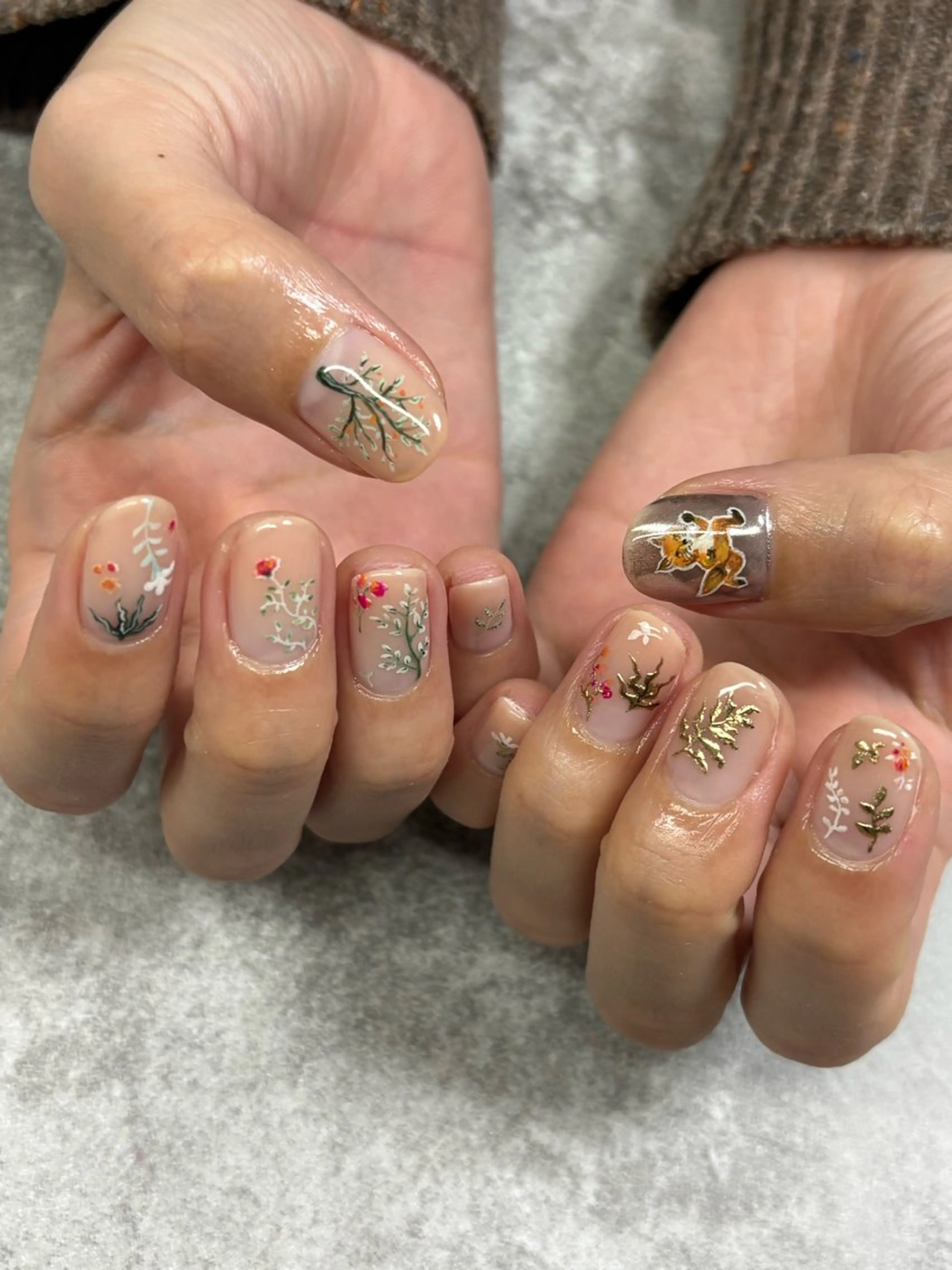 ネイル ハンドネイル FIORITURA Maikoのネイルデザイン