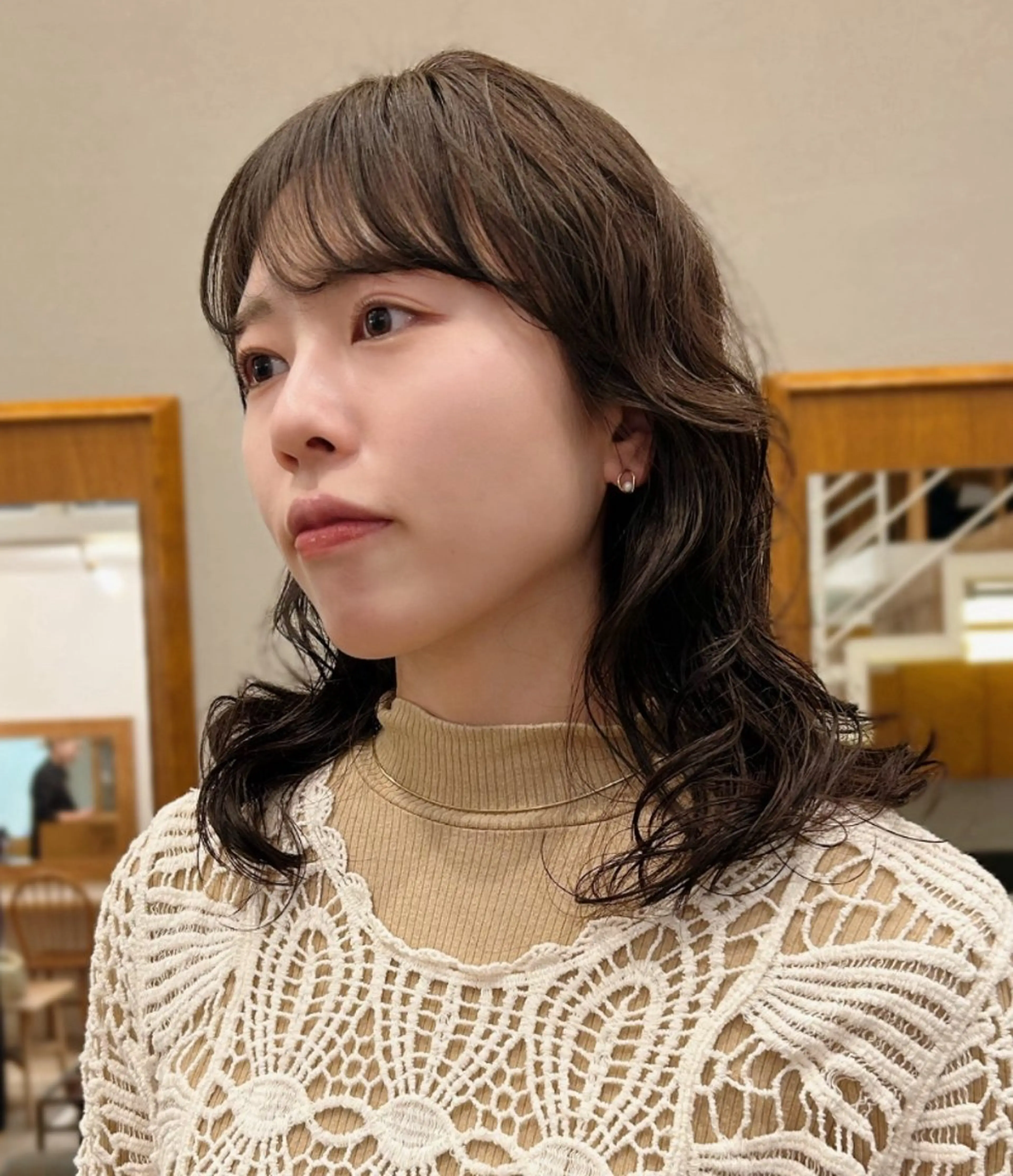 ミディアム パーマ ミディアムパーマ tete nico所属・似合わせ/ヘアカラー nanami🌸のヘアスタイル