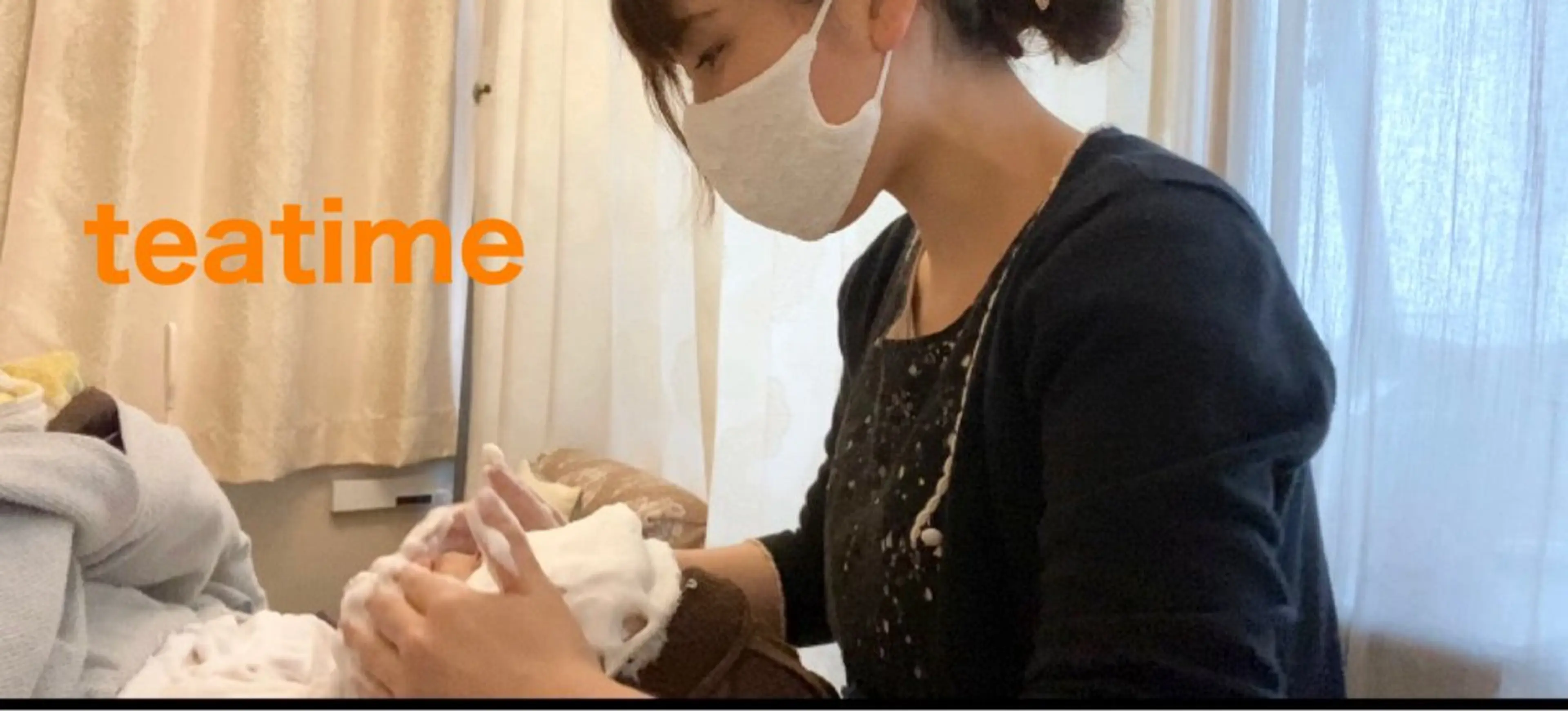 撮影モデル ティータイム所属・おうちエステサロン Teatimeのエステ・リラクイメージ