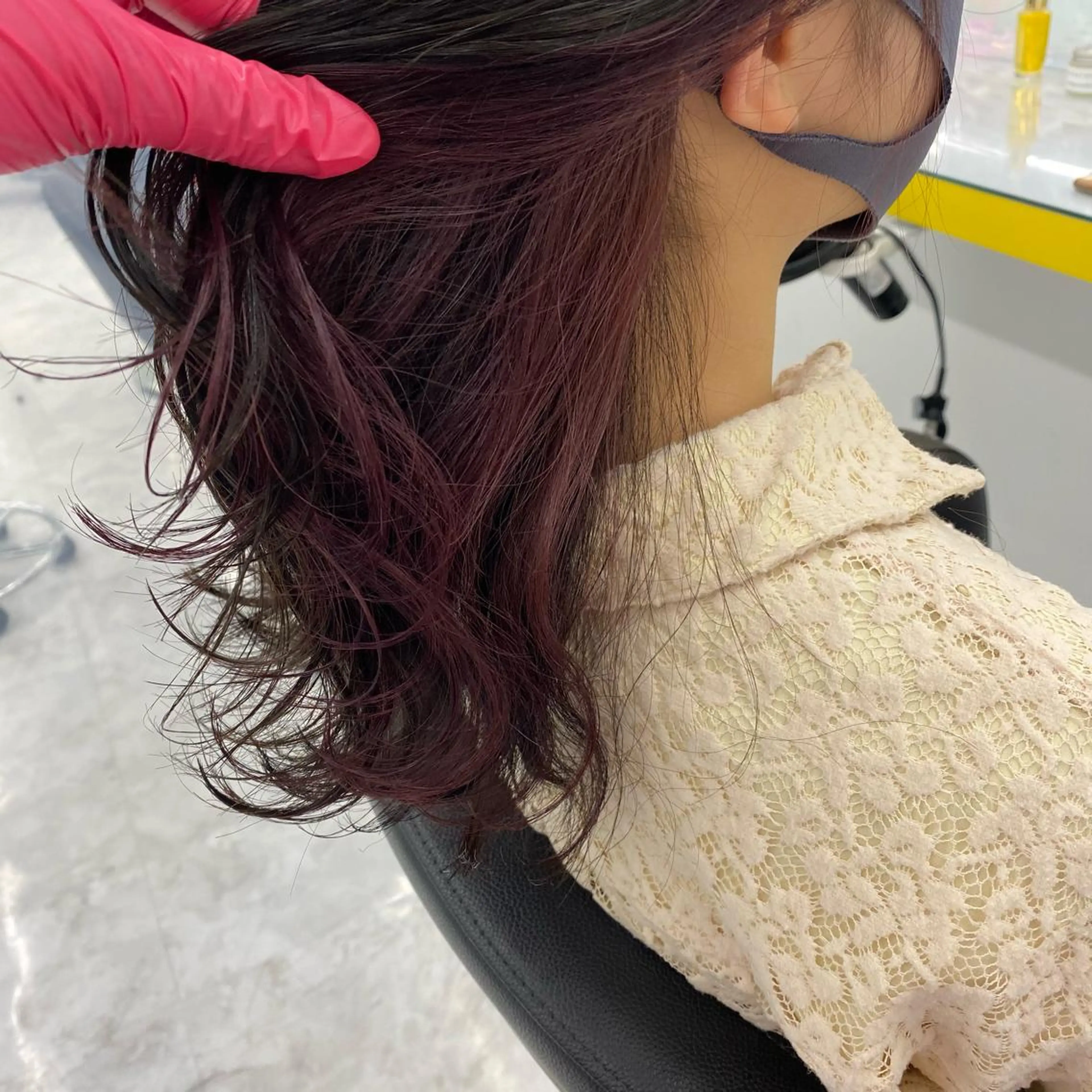 ミディアム カラー ヘアアレンジ GOTODAY shair salon 横浜mare店所属・透明感抜群カラー mai🍑♡のヘアスタイル