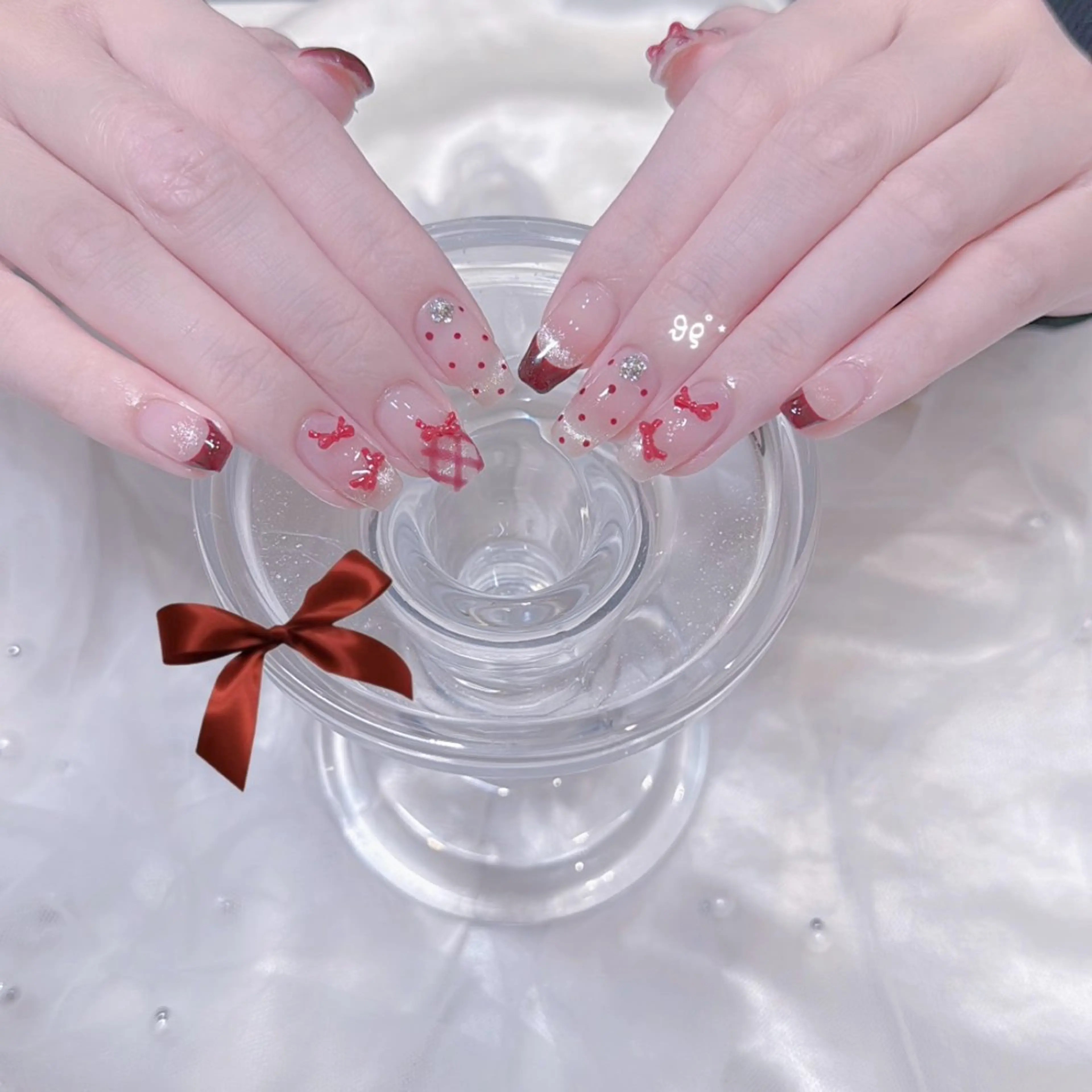 ネイル 冬ネイル クリスマス GOTODAYシェアサロン名古屋PARCO店所属・୨୧ ayakaのネイルデザイン