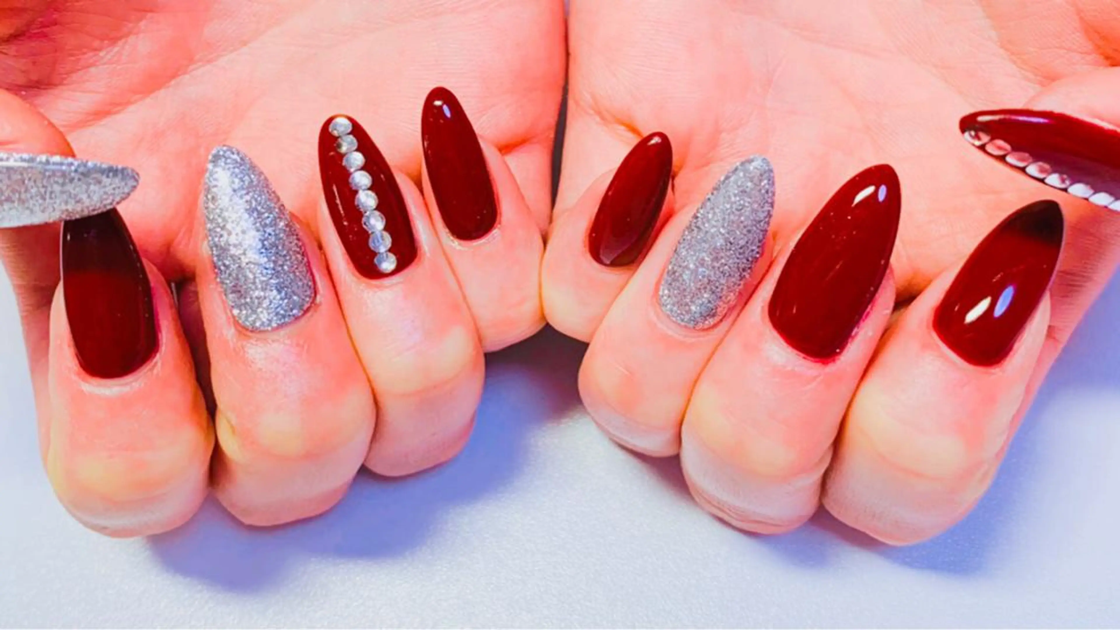 ネイル ボルドー ハンドネイル Riz nailのネイルデザイン