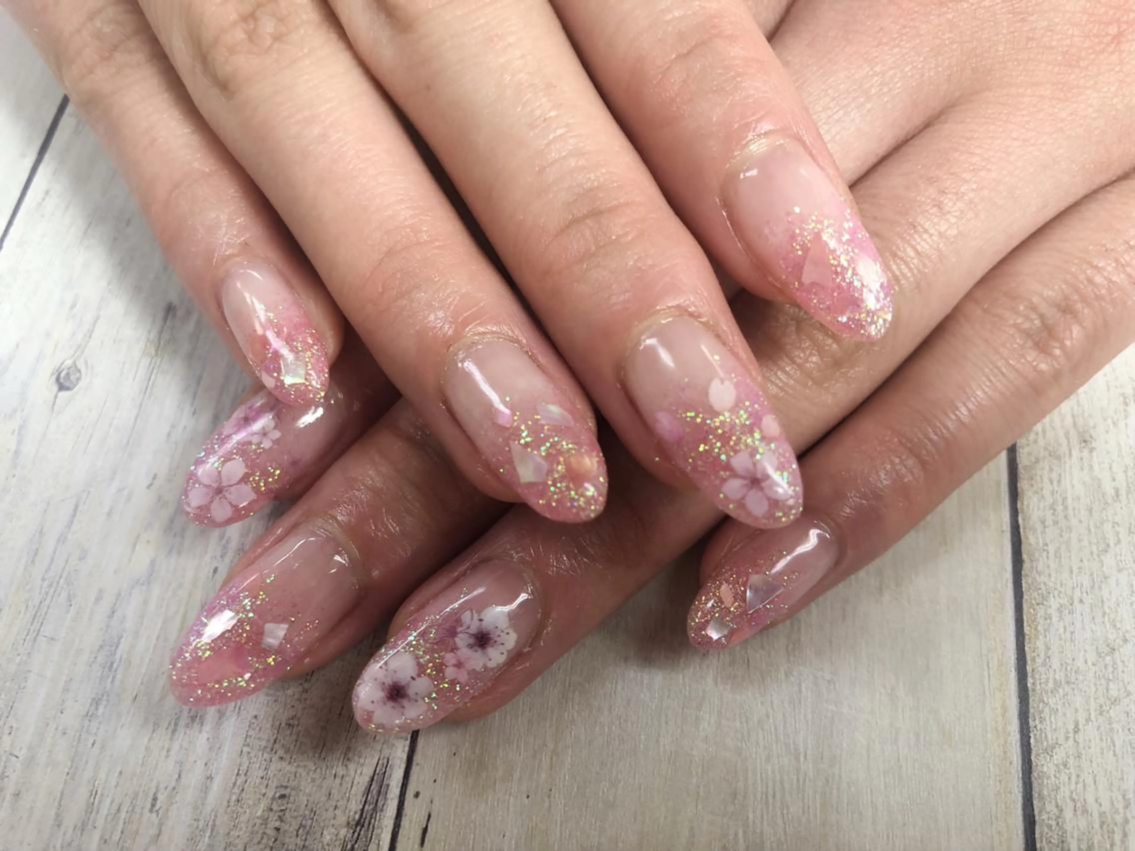 ネイル 桜ネイル Lokahi NAILのネイルデザイン