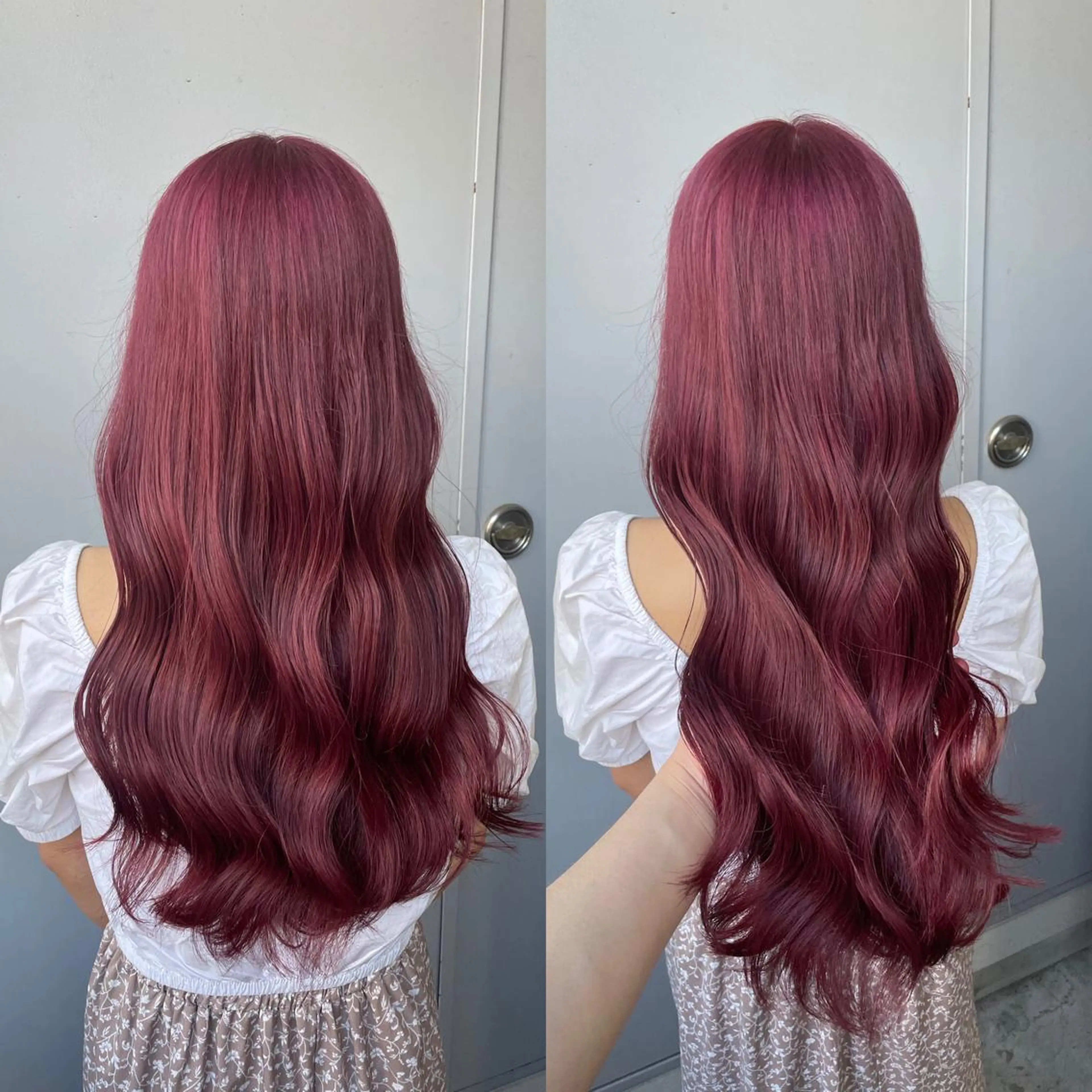 ロング カラー ラベンダーカラー ピンクカラー ピンクラベンダー ヘアカラー トリートメント ヘアセット 透明感カラー🤍 Kaitoのヘアスタイル