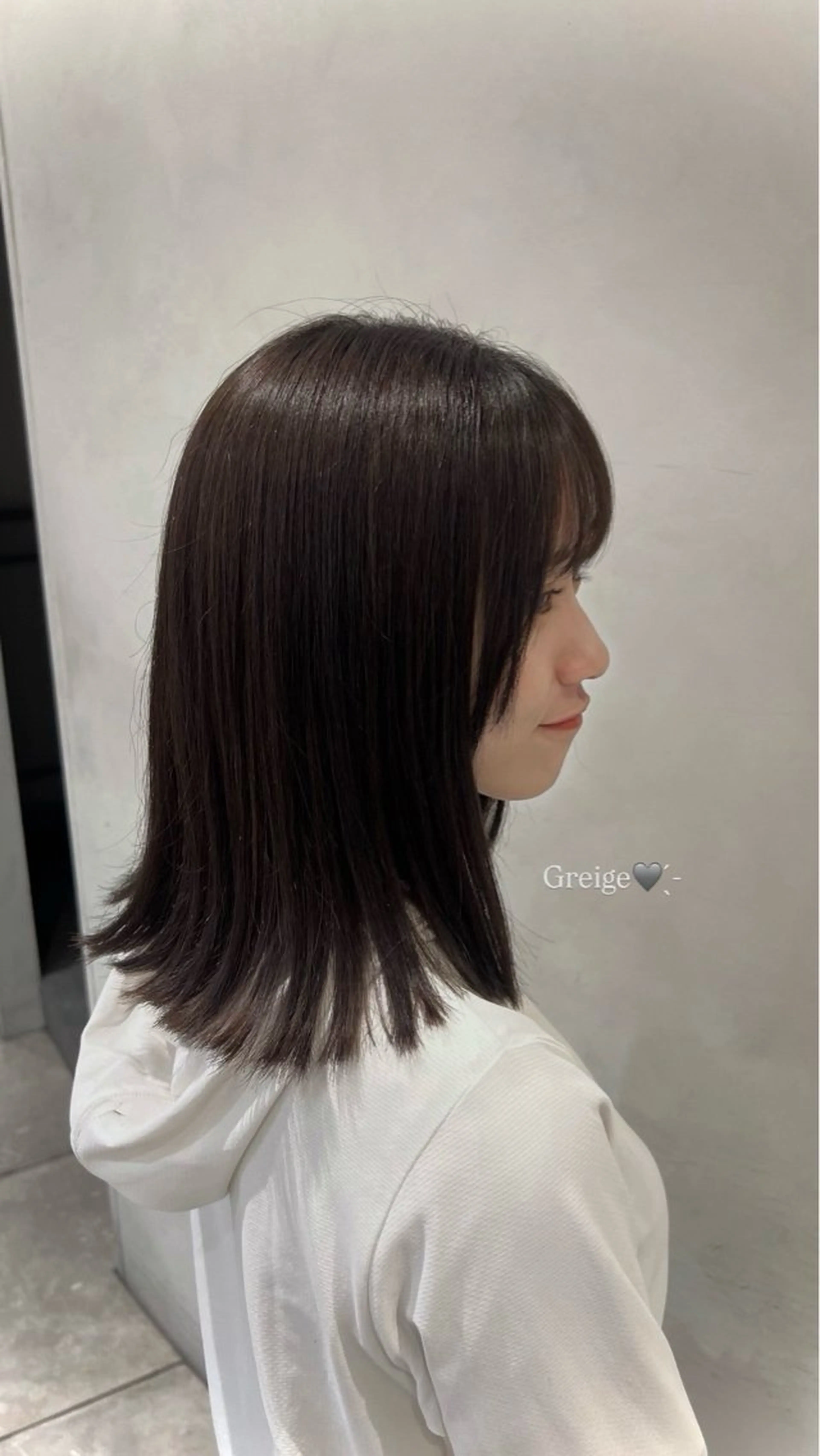 ミディアム NODOKA/ 銀座/艶カラー️🫧のヘアスタイル