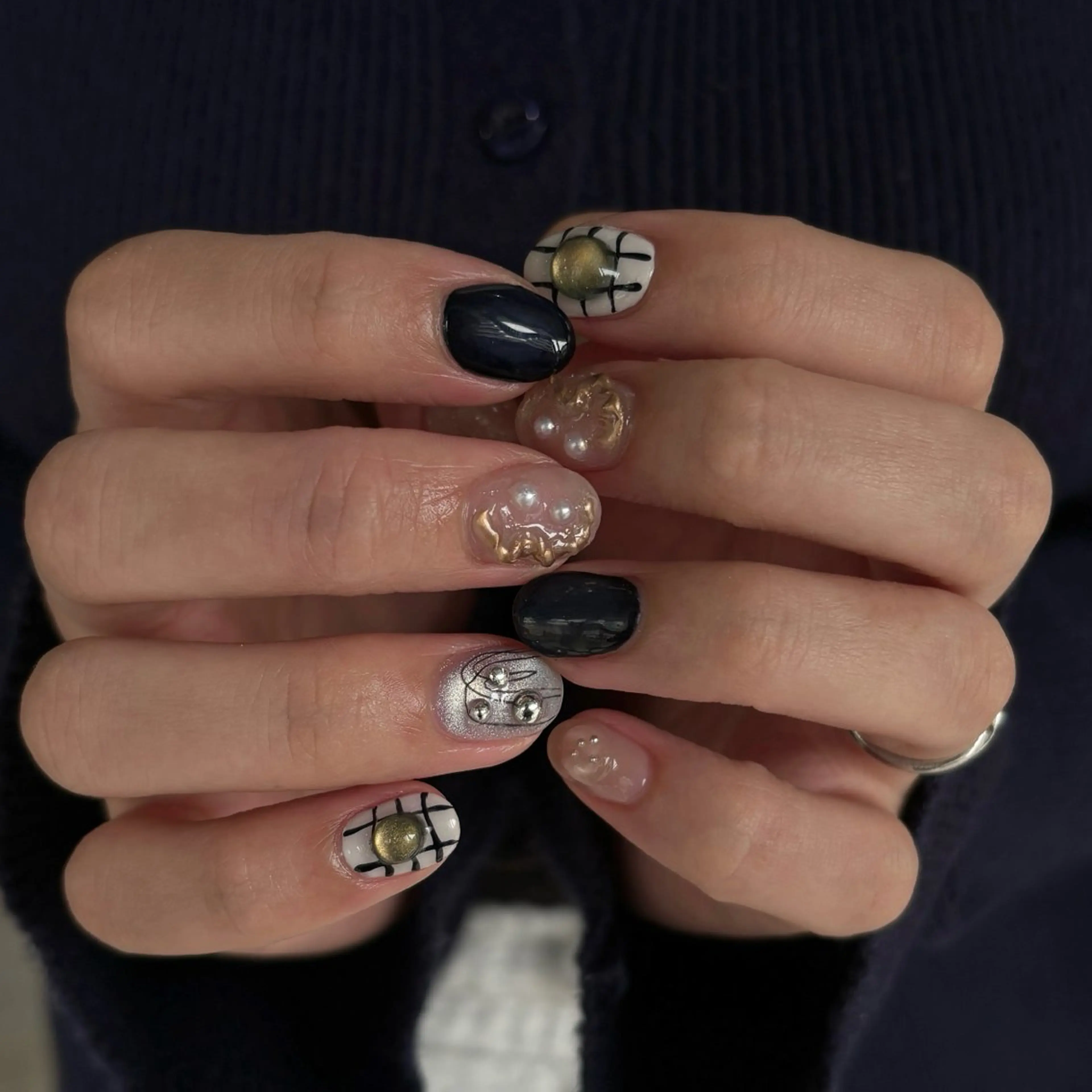 ネイル ハンドネイル hinako /個性派ニュアンスのネイルデザイン