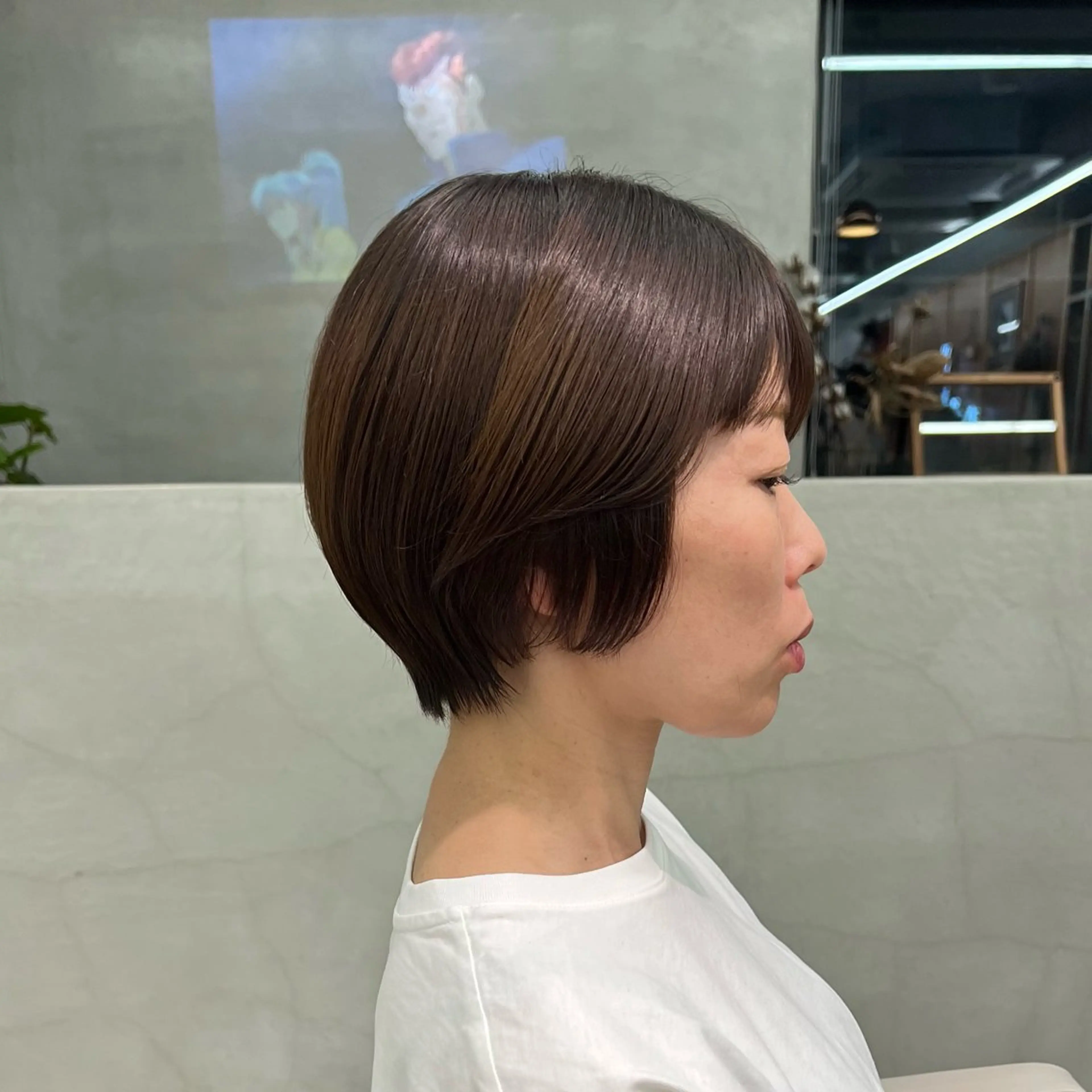 ショート ショートヘア ケアブリーチ/ ハイトーン/牧野のヘアスタイル