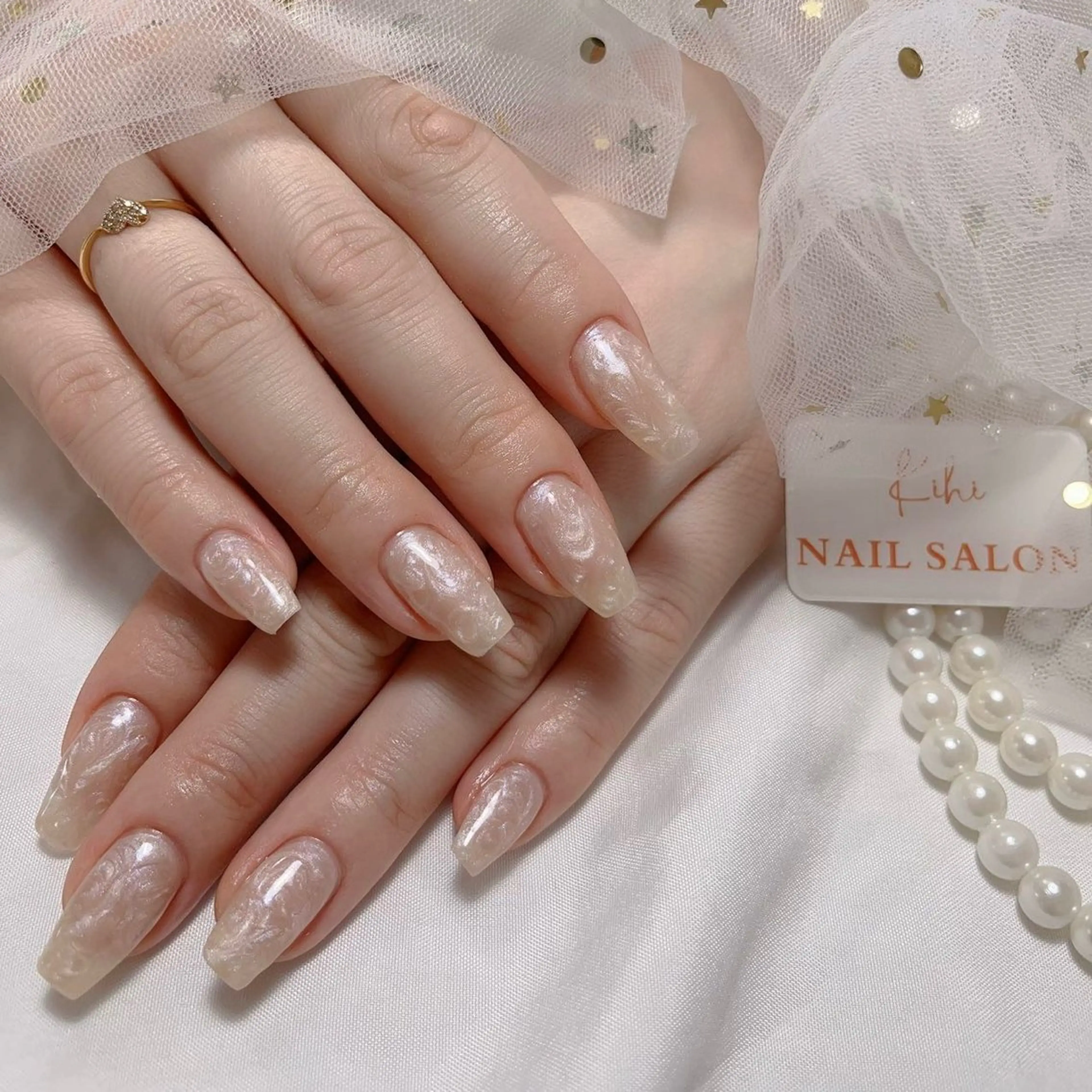 ネイル アートネイル フレンチネイル ジェルネイル グラデーション 韓国ネイル ハンドネイル 💕鈴木ユリ パラジェル/オフ無料のネイルデザイン