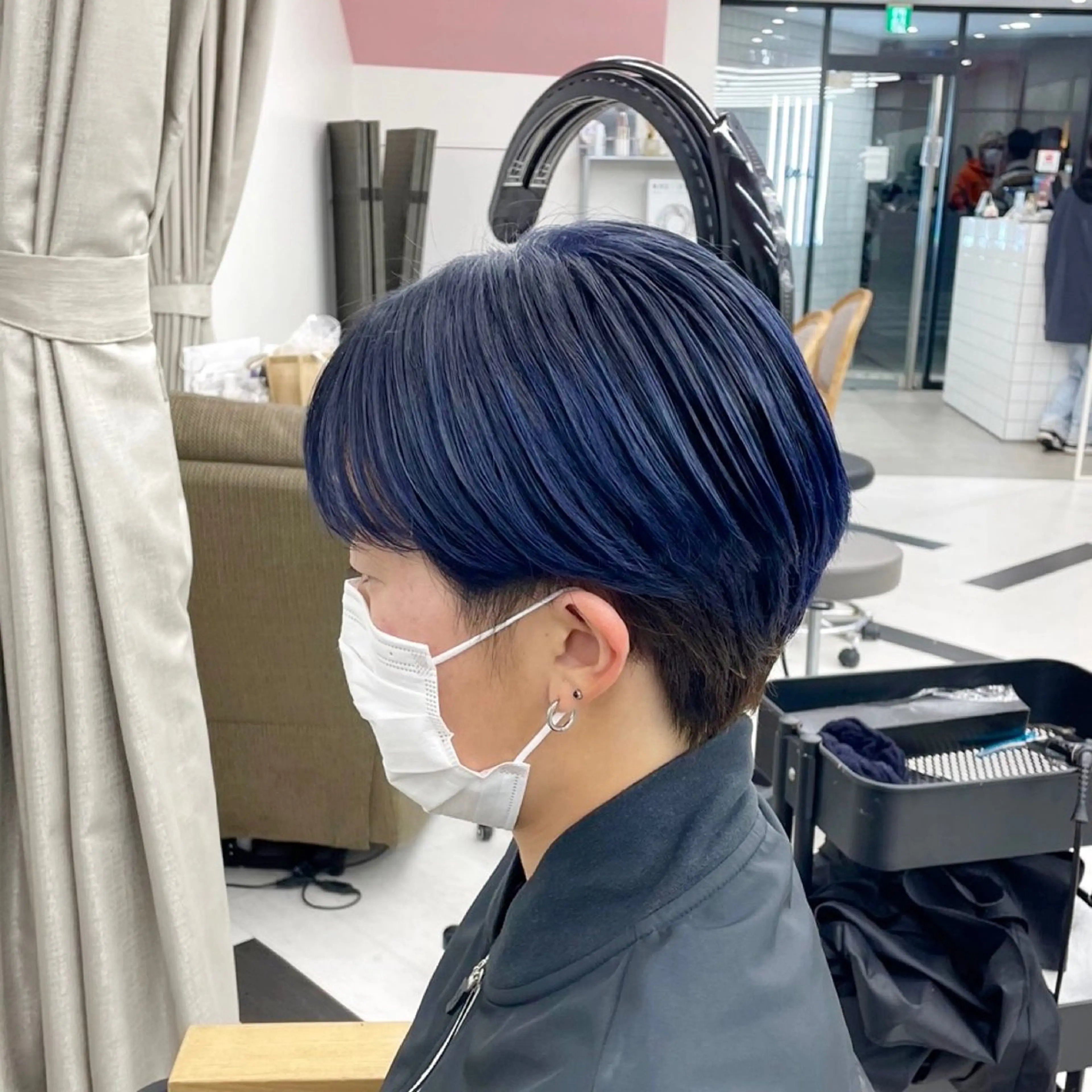 ショート カラー パーマ ヘアアレンジ メンズ トリートメント mona/ ストレートスタイル✨のヘアスタイル