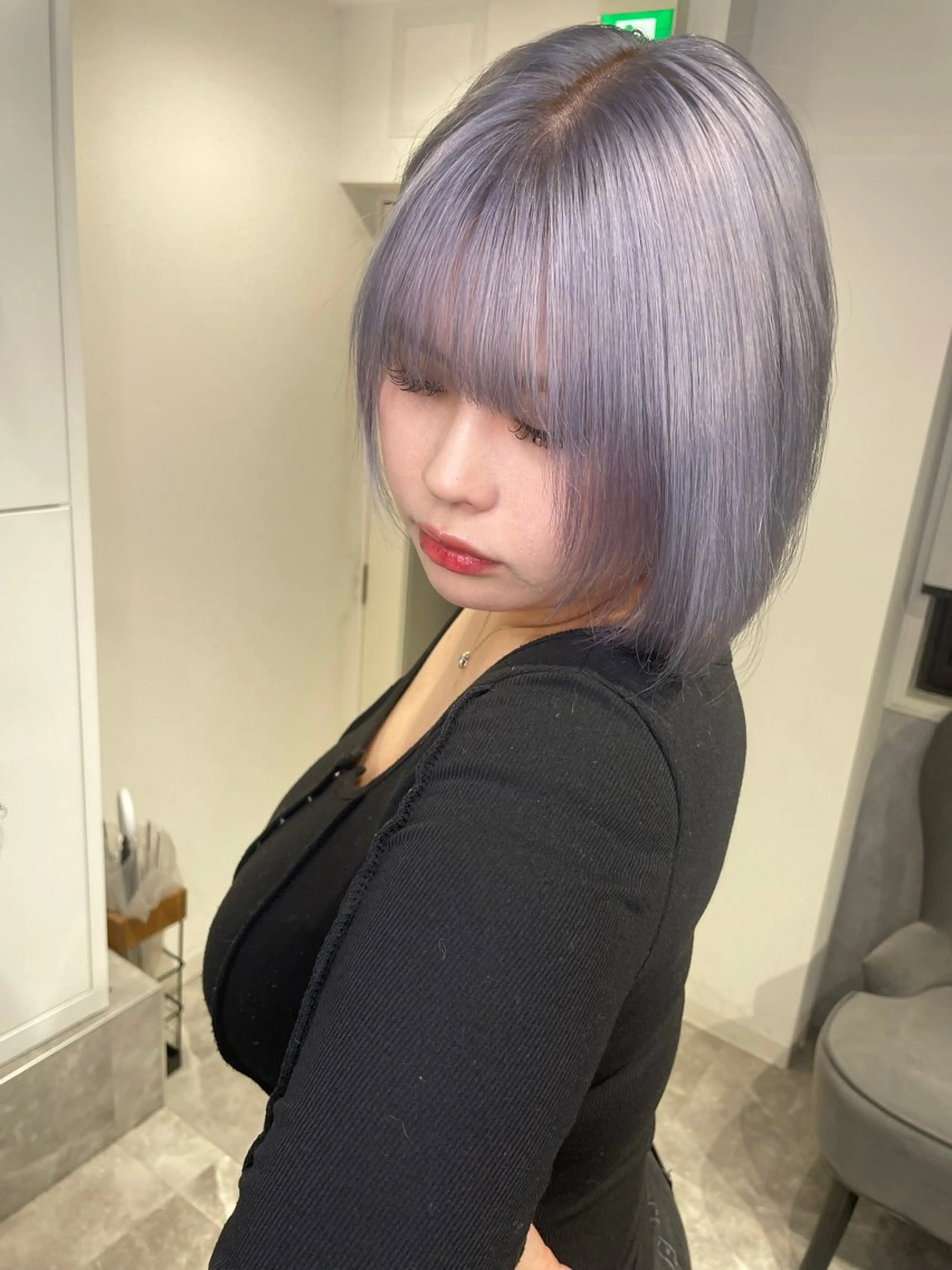 ショート ヘアカラー mimiiy fukaのヘアスタイル