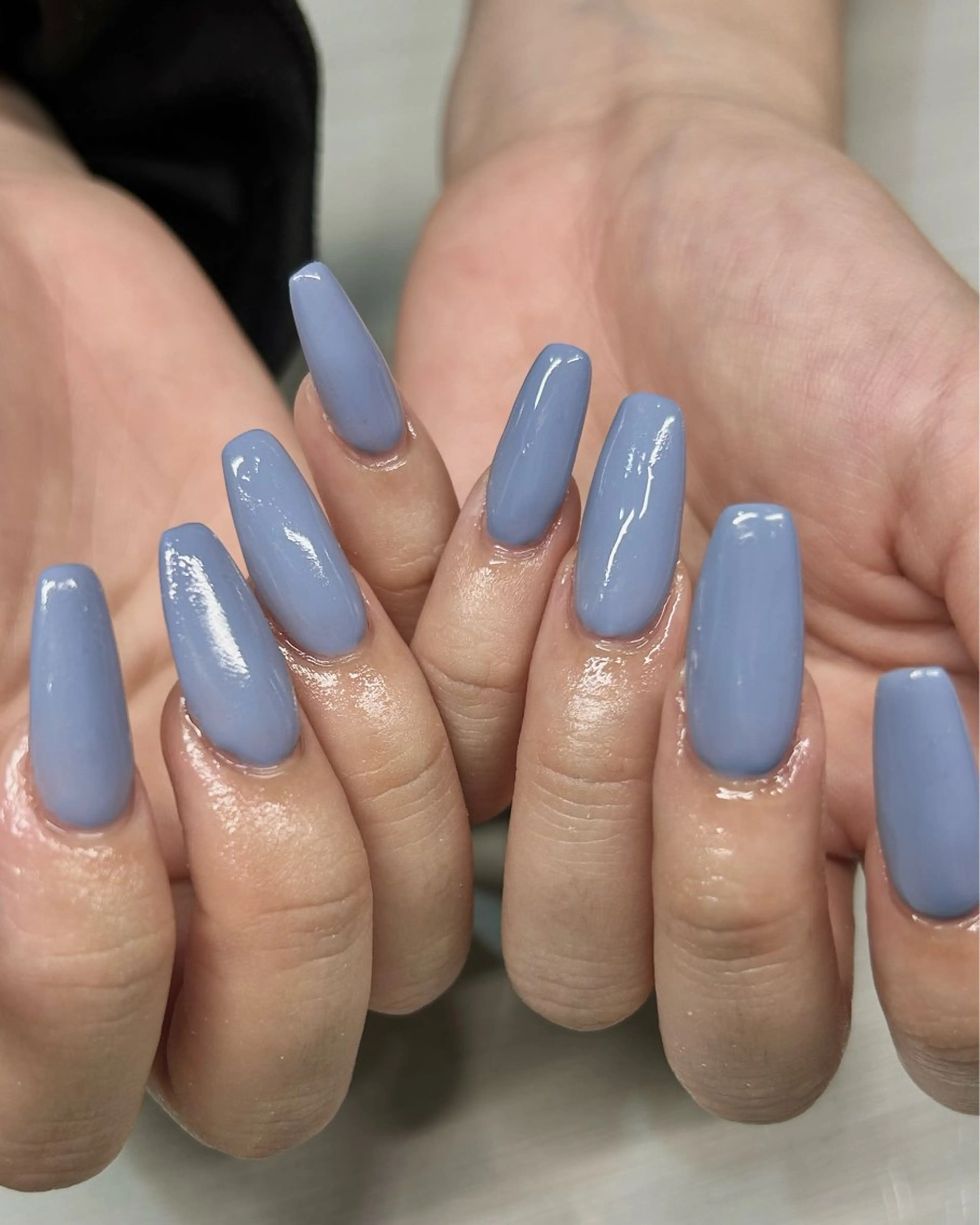 ネイル 長さ出し ジェルネイル ワンカラーネイル スカルプネイル nailist kannaのネイルデザイン