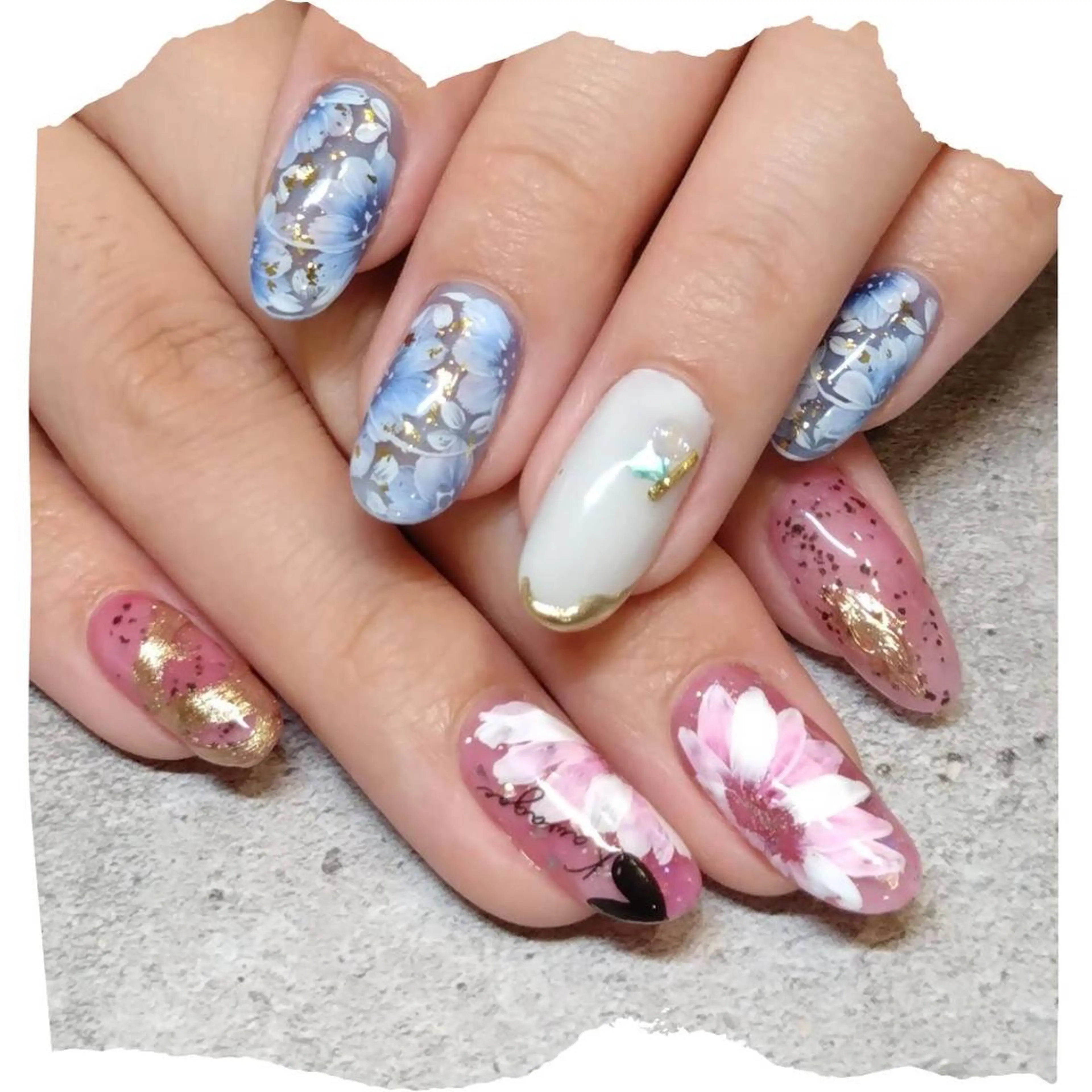 ネイル 大島 七海のネイルデザイン