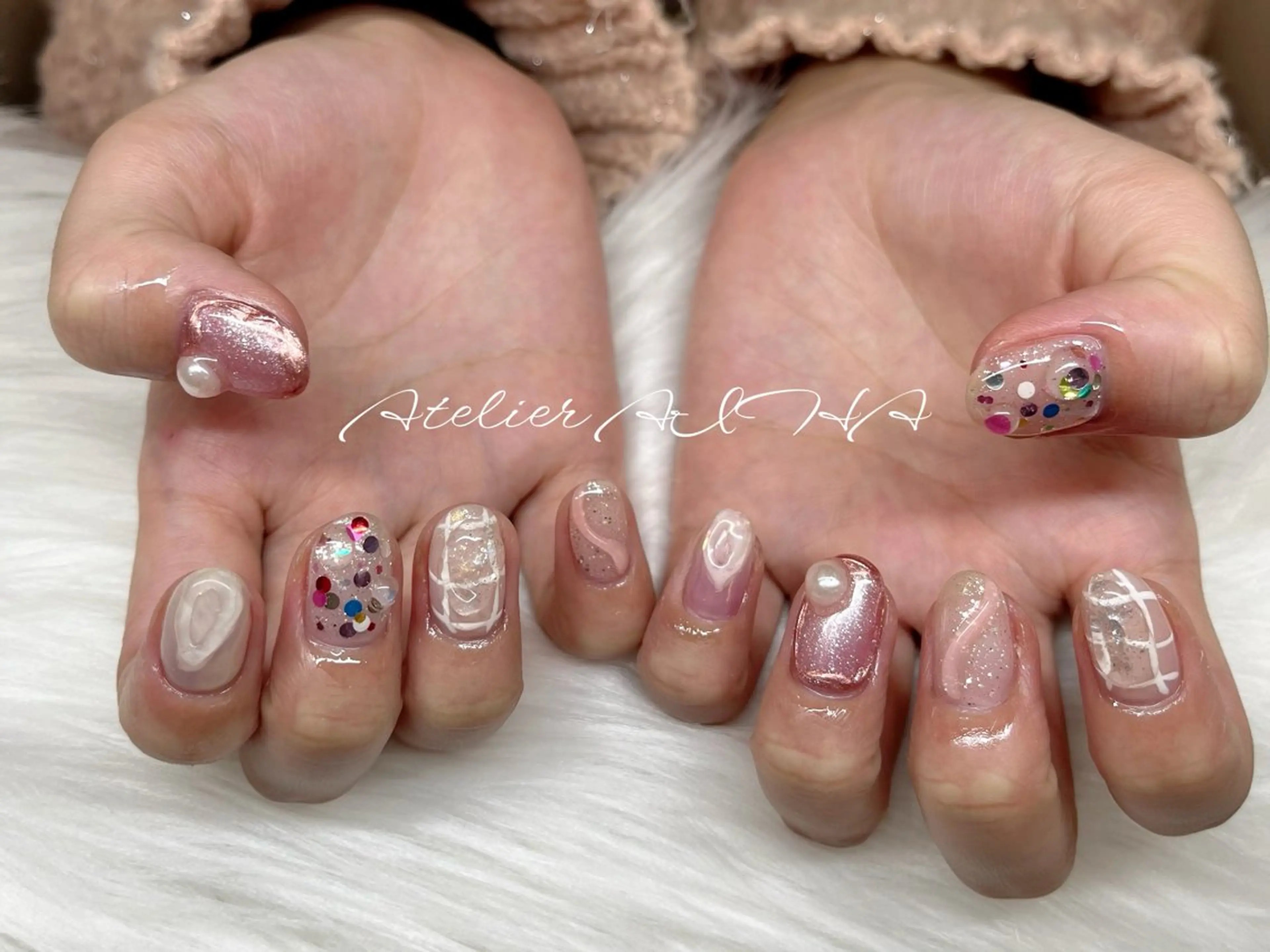 ミディアム アトリエAIHA所属・アトリエAIHA★ フィルイン推奨サロンのネイルデザイン