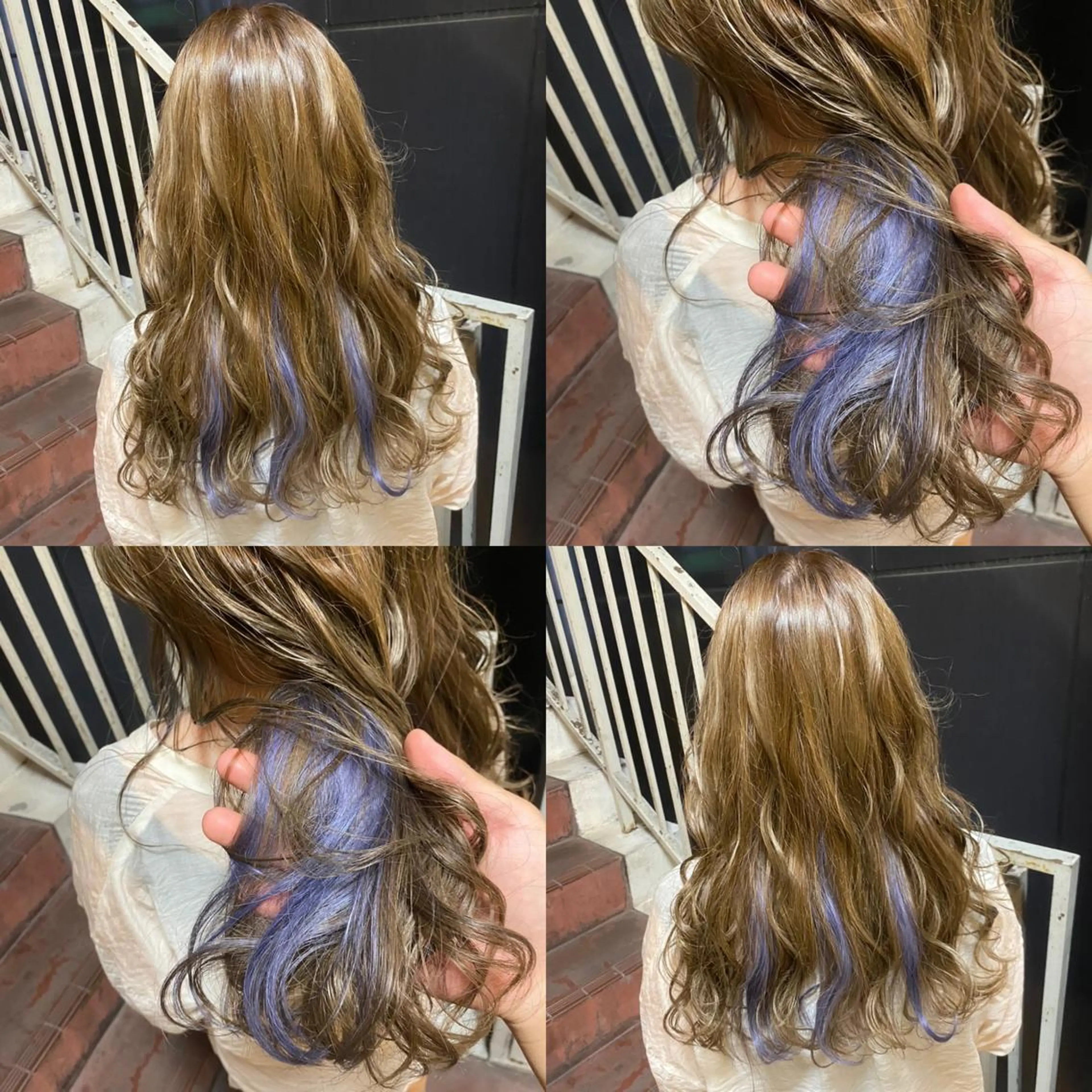 ミディアム カラー インナーカラー カット 縮毛矯正 トリートメント ご予約 宜しくお願いします！のヘアスタイル