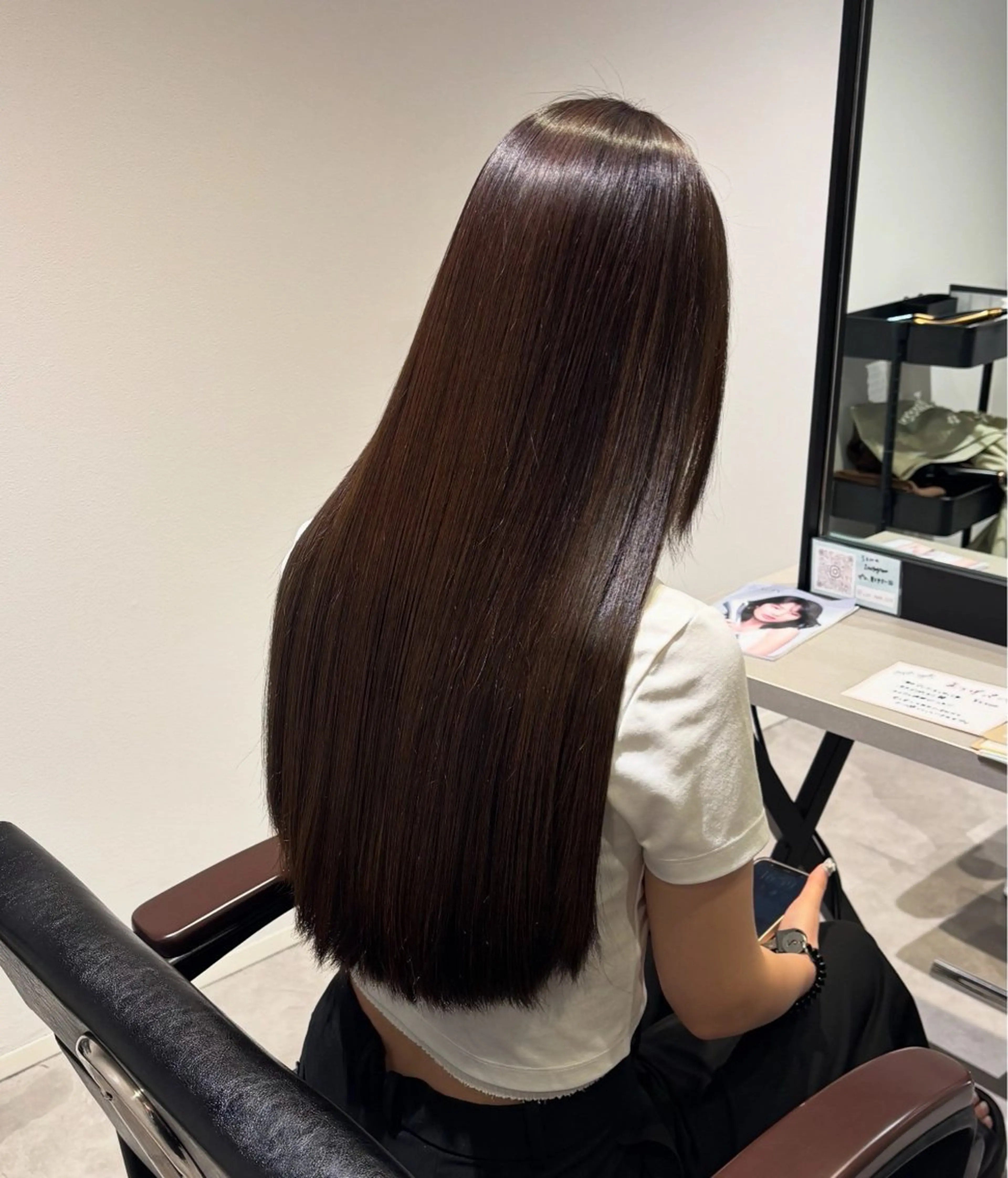 ロング 髪質改善 長尾ゆりの/ボブ/ ベージュ/ハイトーンのヘアスタイル