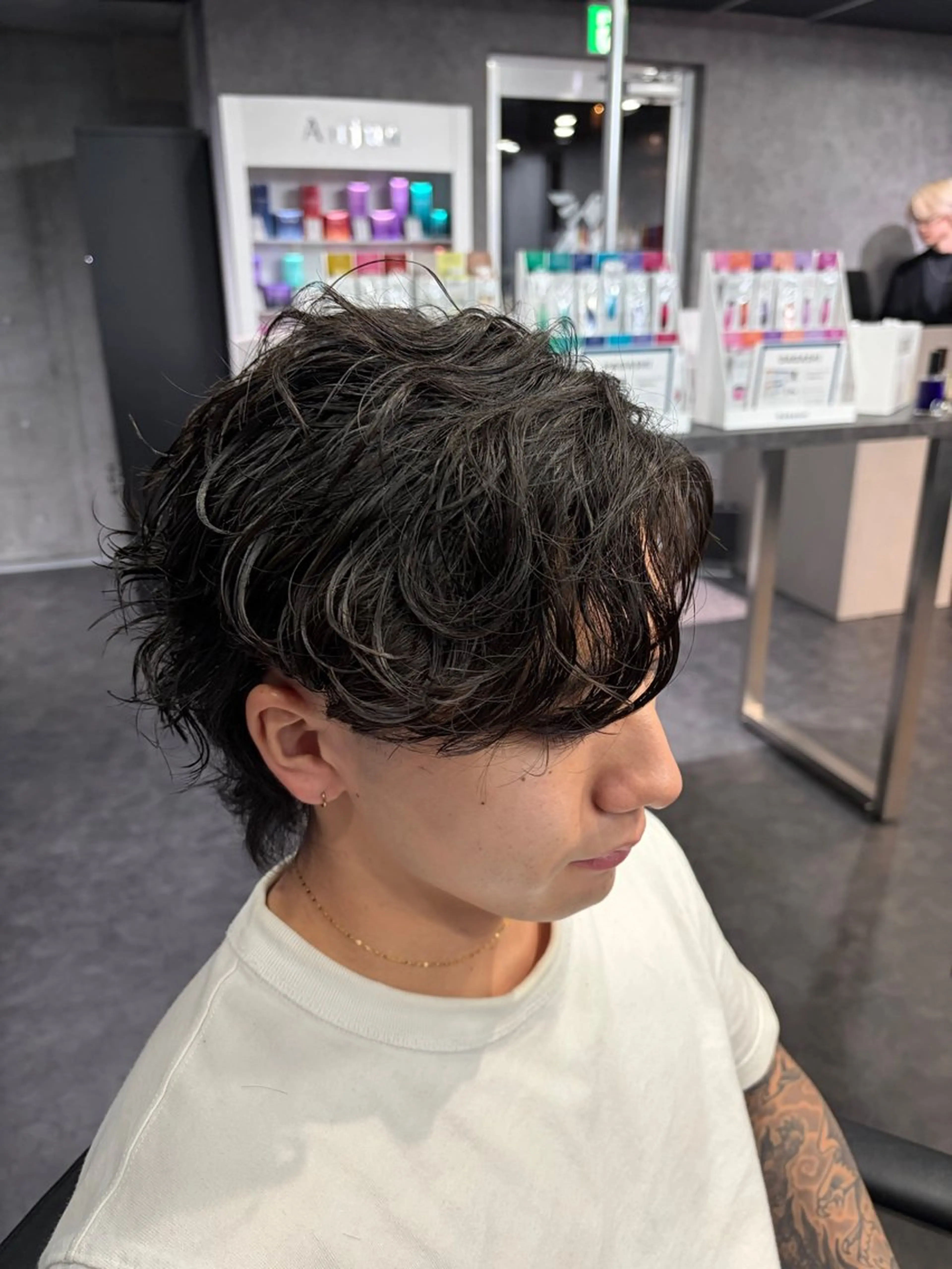 パーマ メンズ 深野 ちさとのヘアスタイル