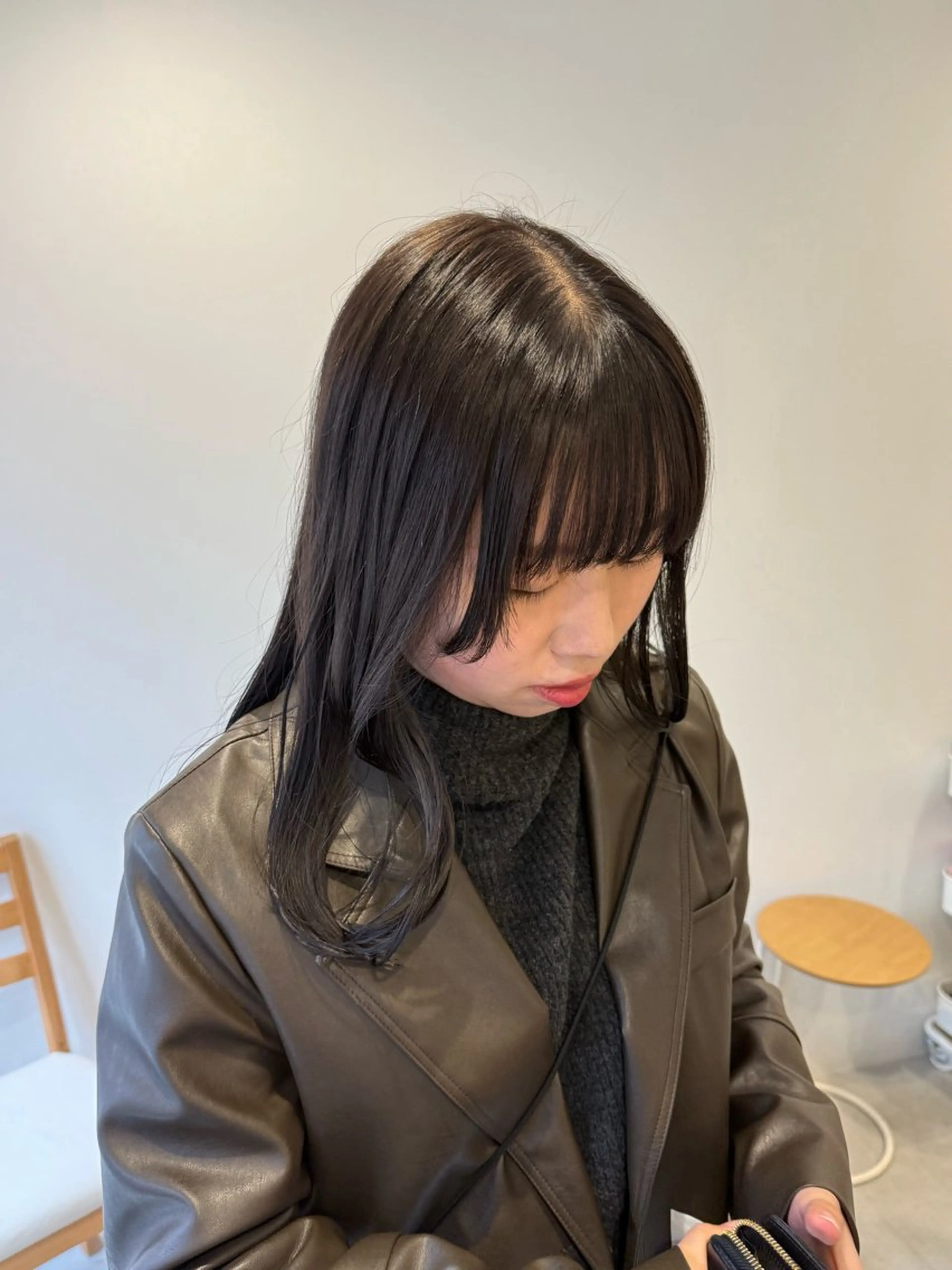 【🤍🪄人気no.2🪄🤍】カット+ケアカラー+1stepトリートメントの写真