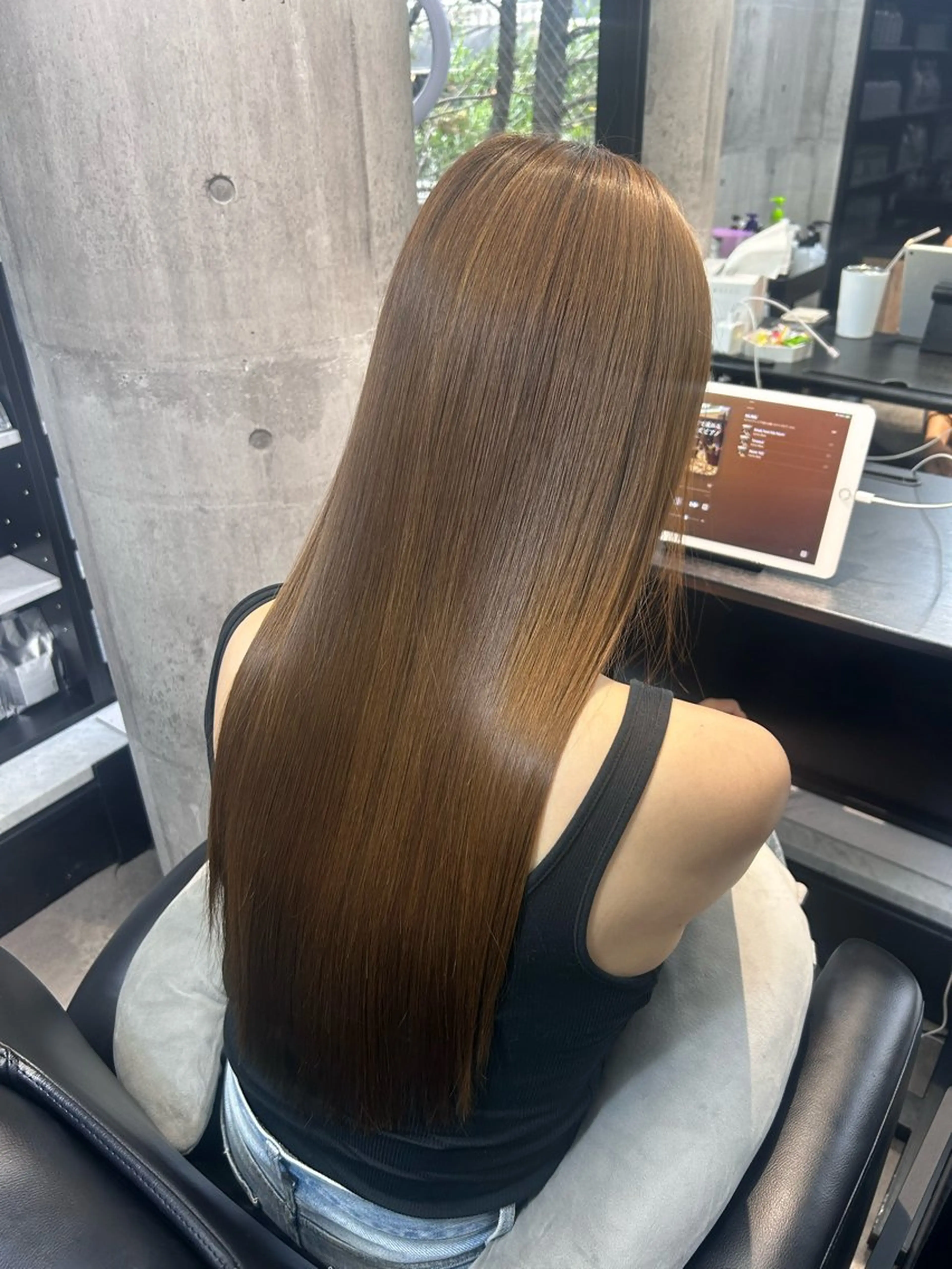 ロング カラー 髪質改善 period.所属・艶髪/髪質改善 🤍kumikoのヘアスタイル