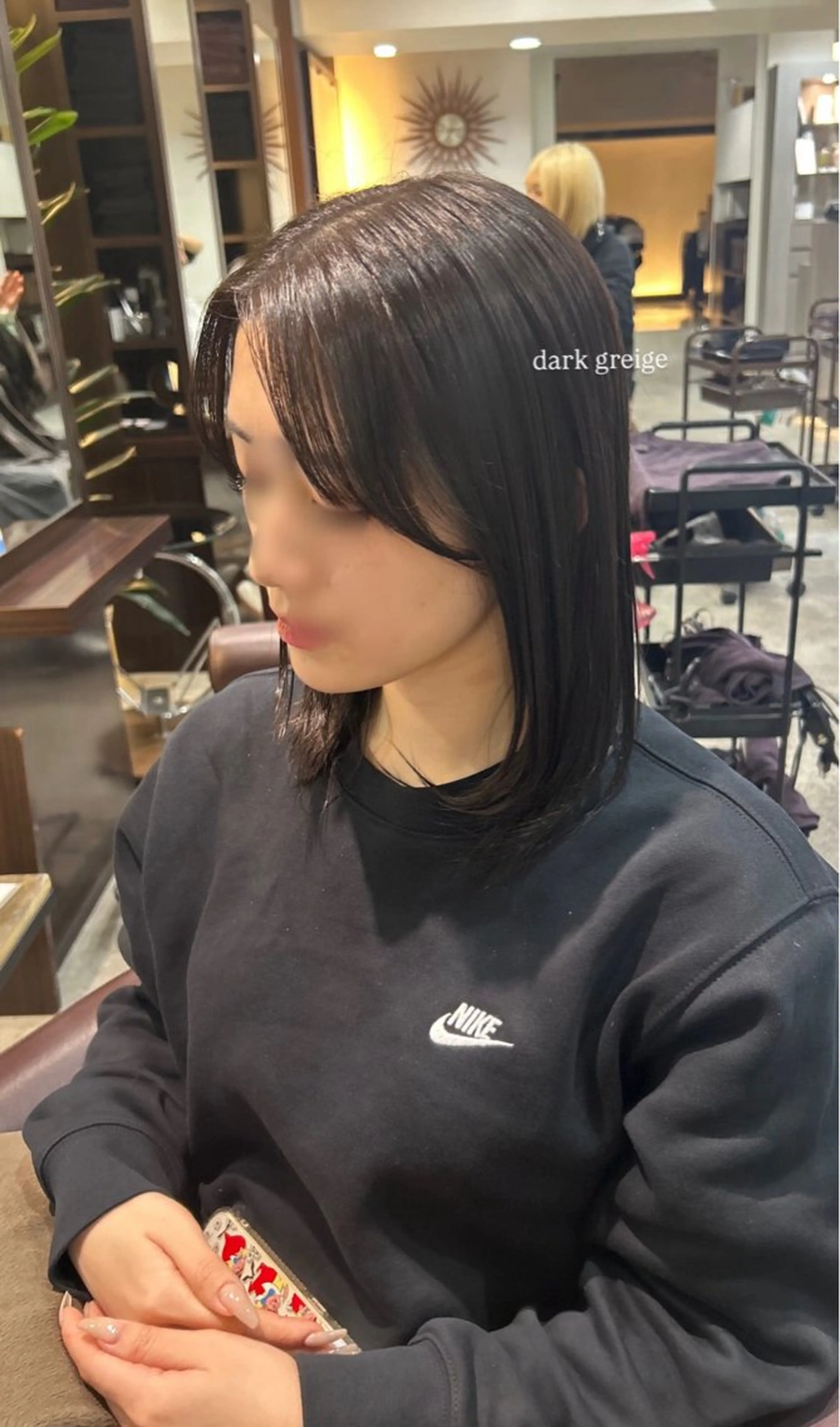 ミディアム カラー ヘアカラー 坂本奈都美 🎀のヘアスタイル