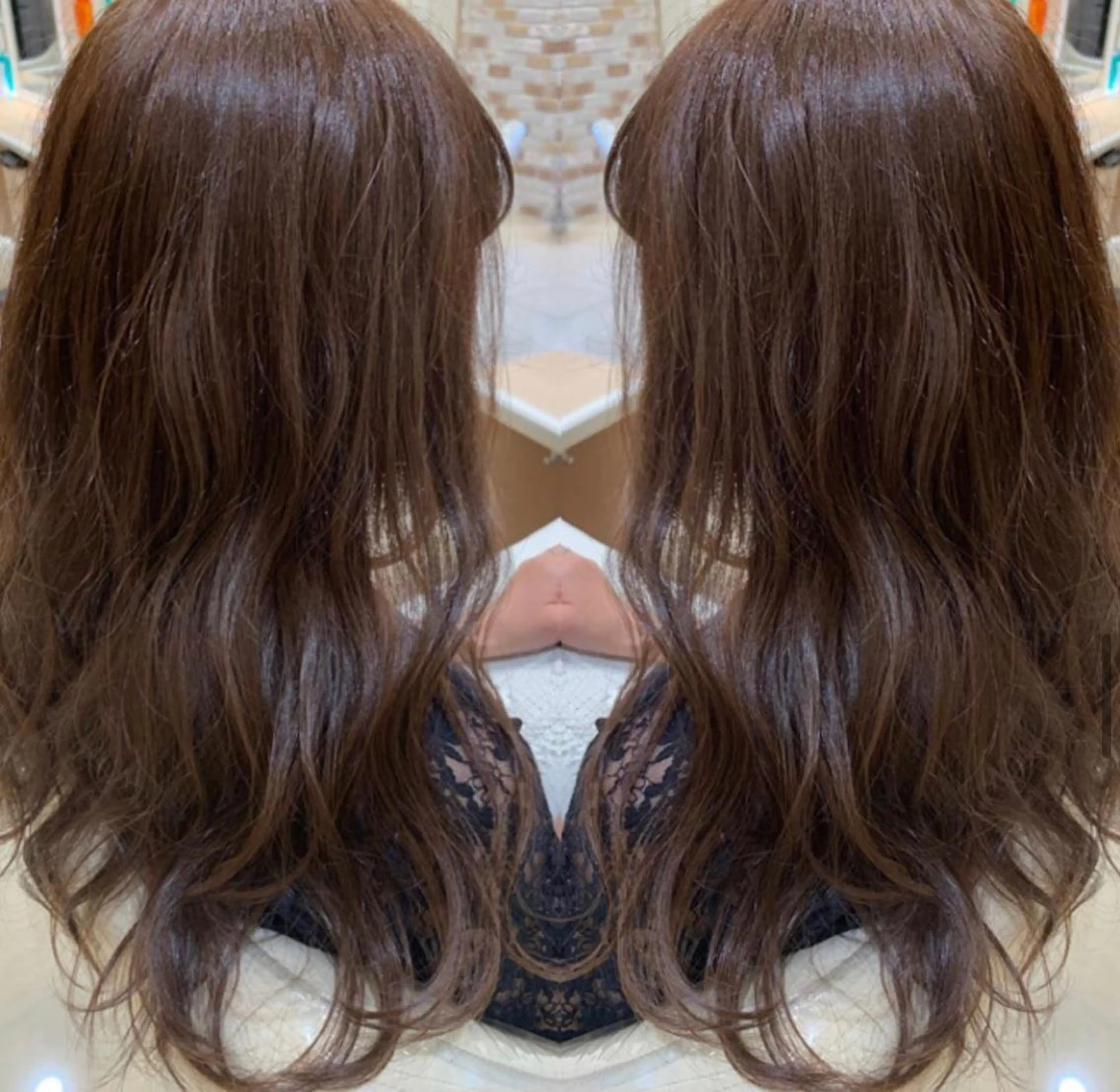 ロング 🩵波巻き／ツイスパ HARU💎のヘアスタイル