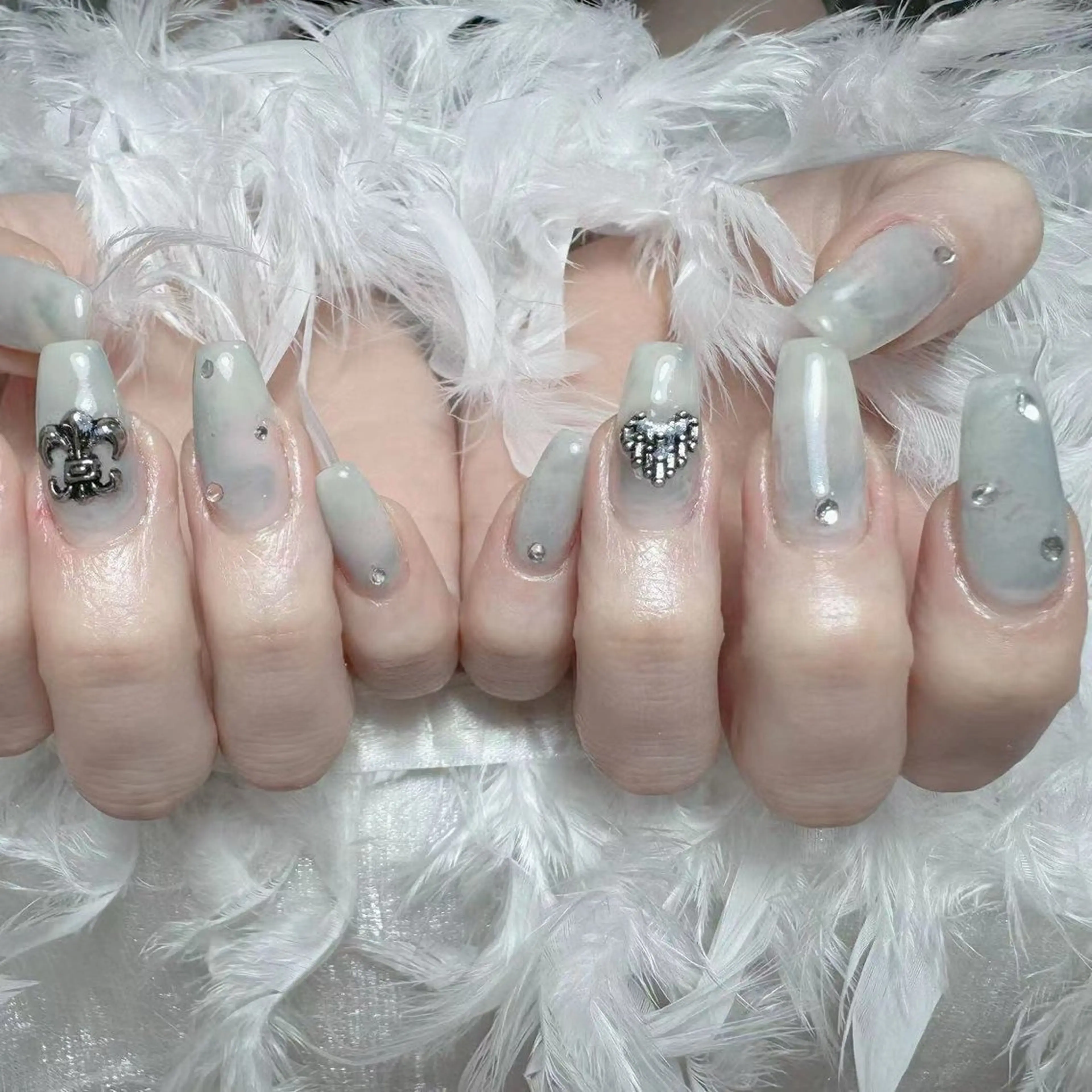 ネイル ハンドネイル DIAMOND Nail🍒のネイルデザイン