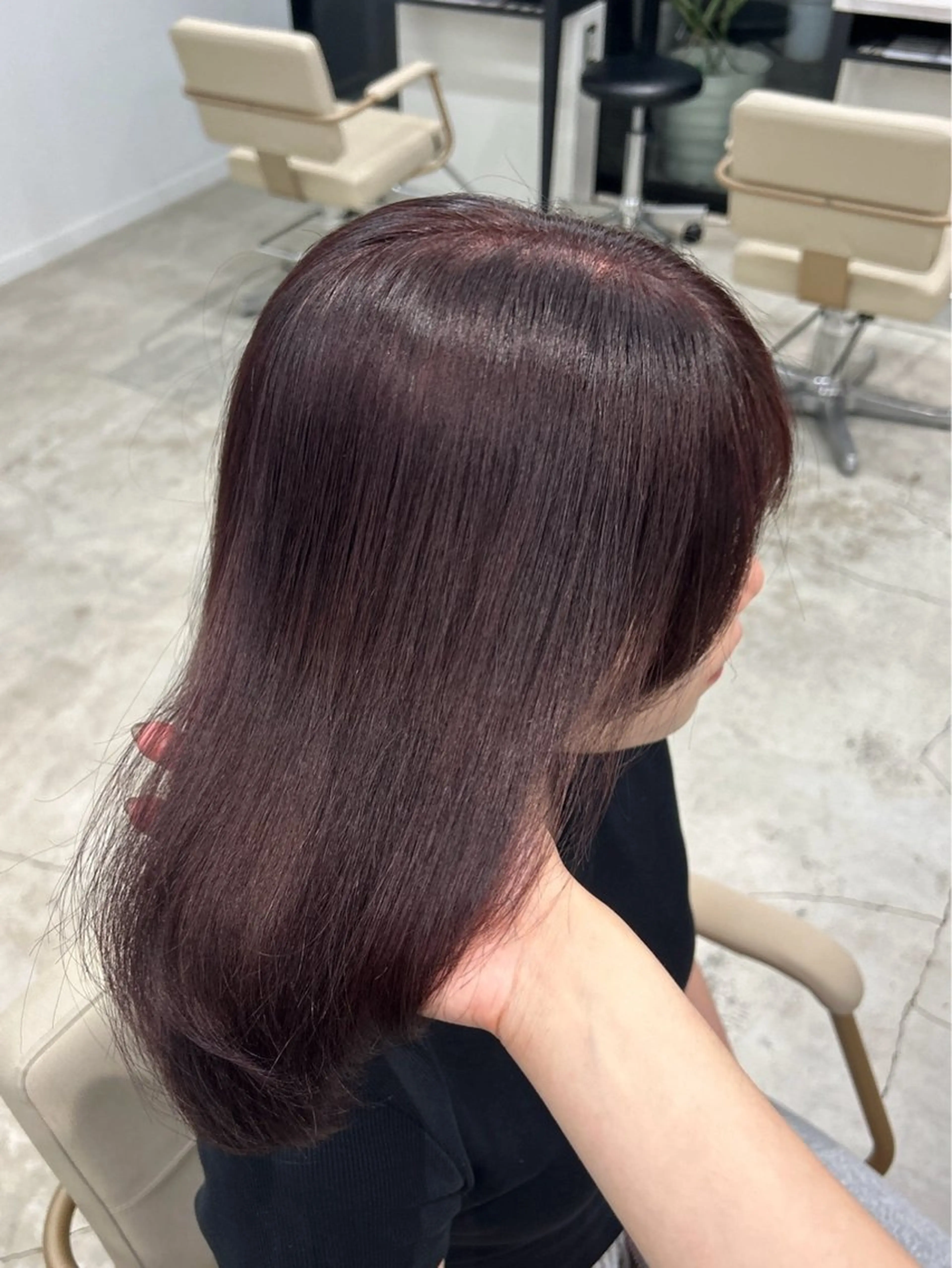 ミディアム カラー ayana /透明感カラー🤍のヘアスタイル